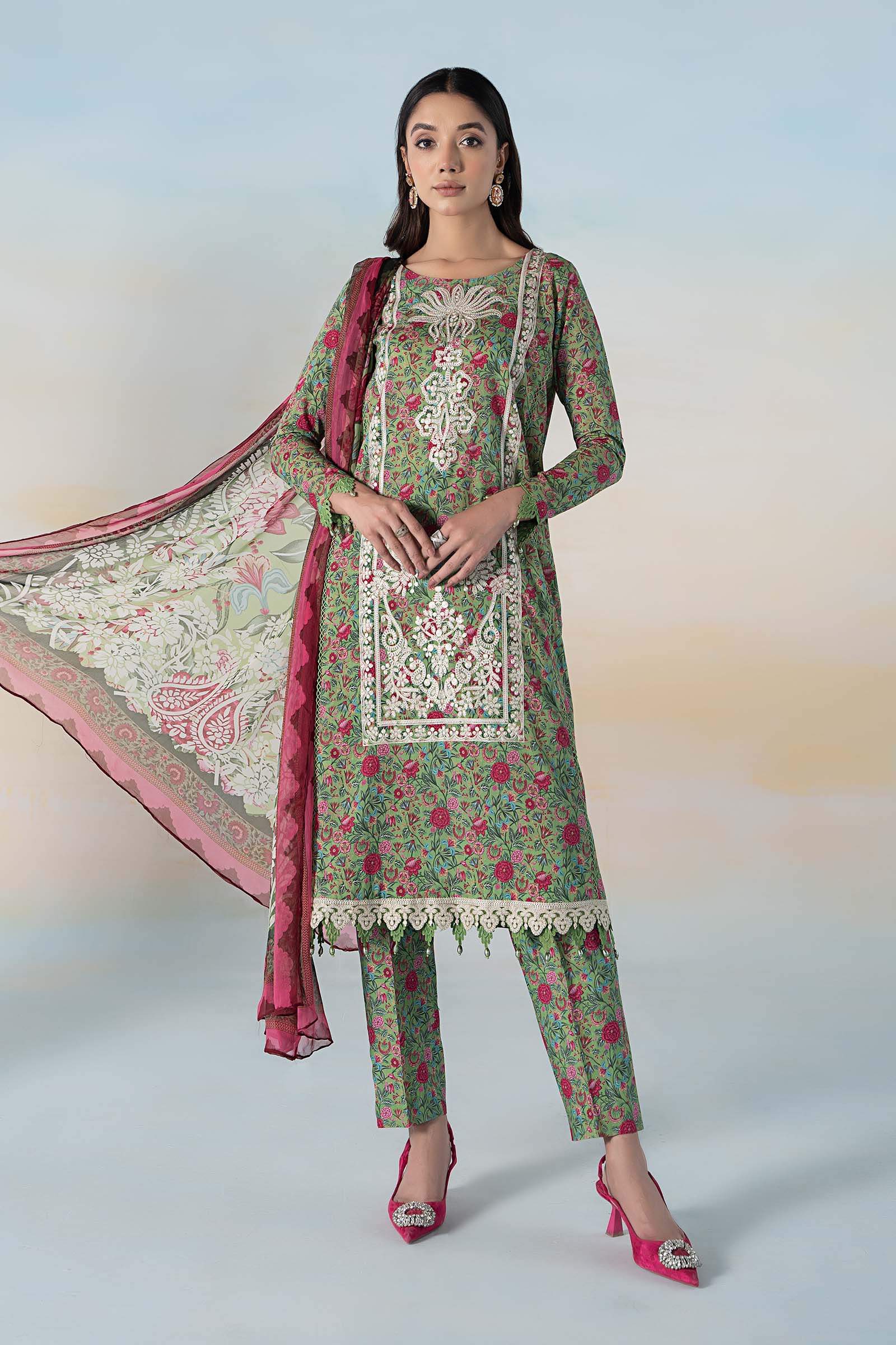 3 PIECE PRINTED LAWN SUIT