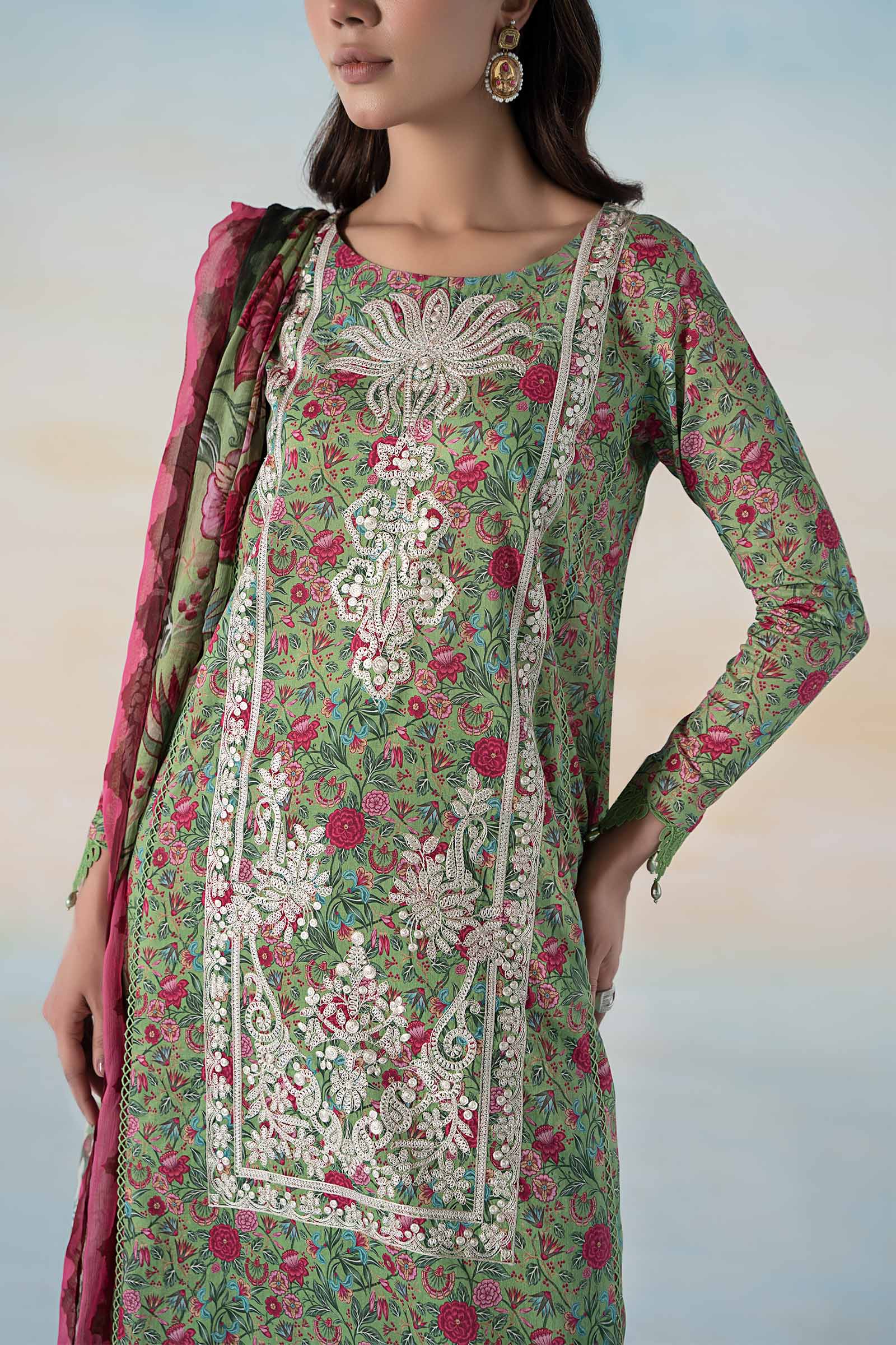 3 PIECE PRINTED LAWN SUIT - Image 3