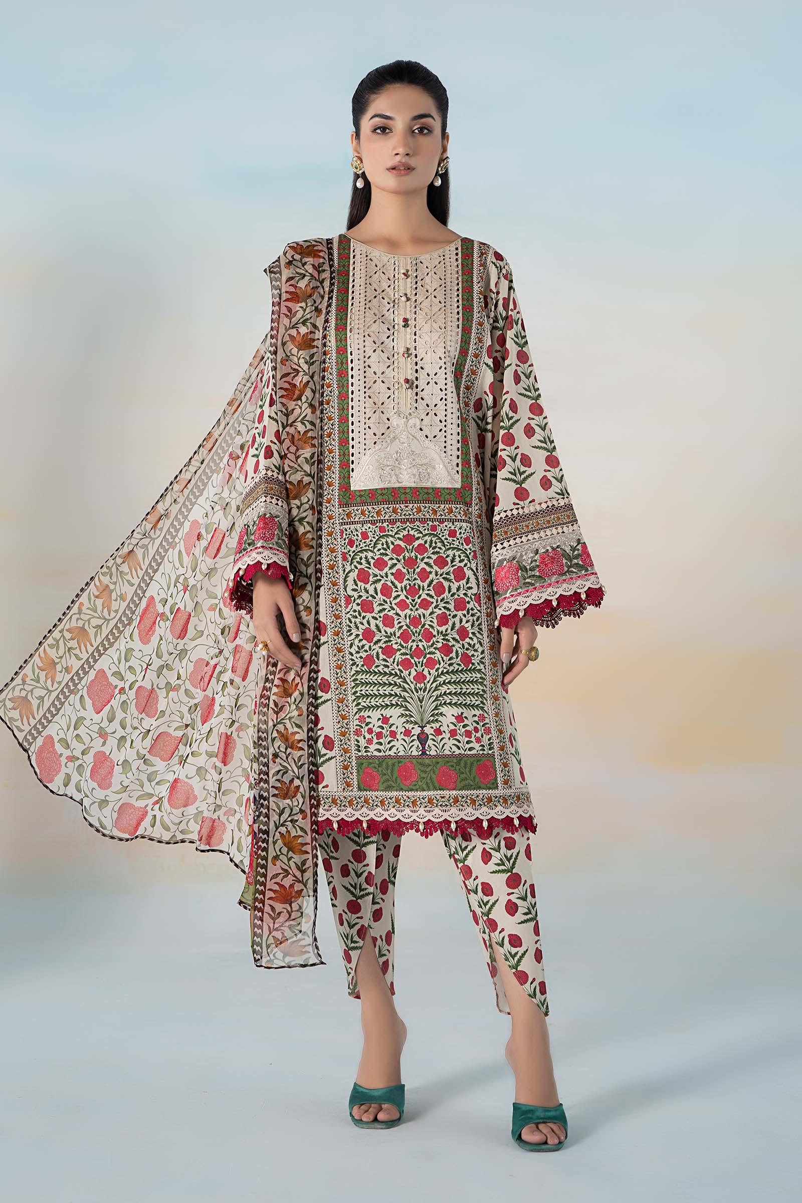 3 PIECE PRINTED LAWN SUIT