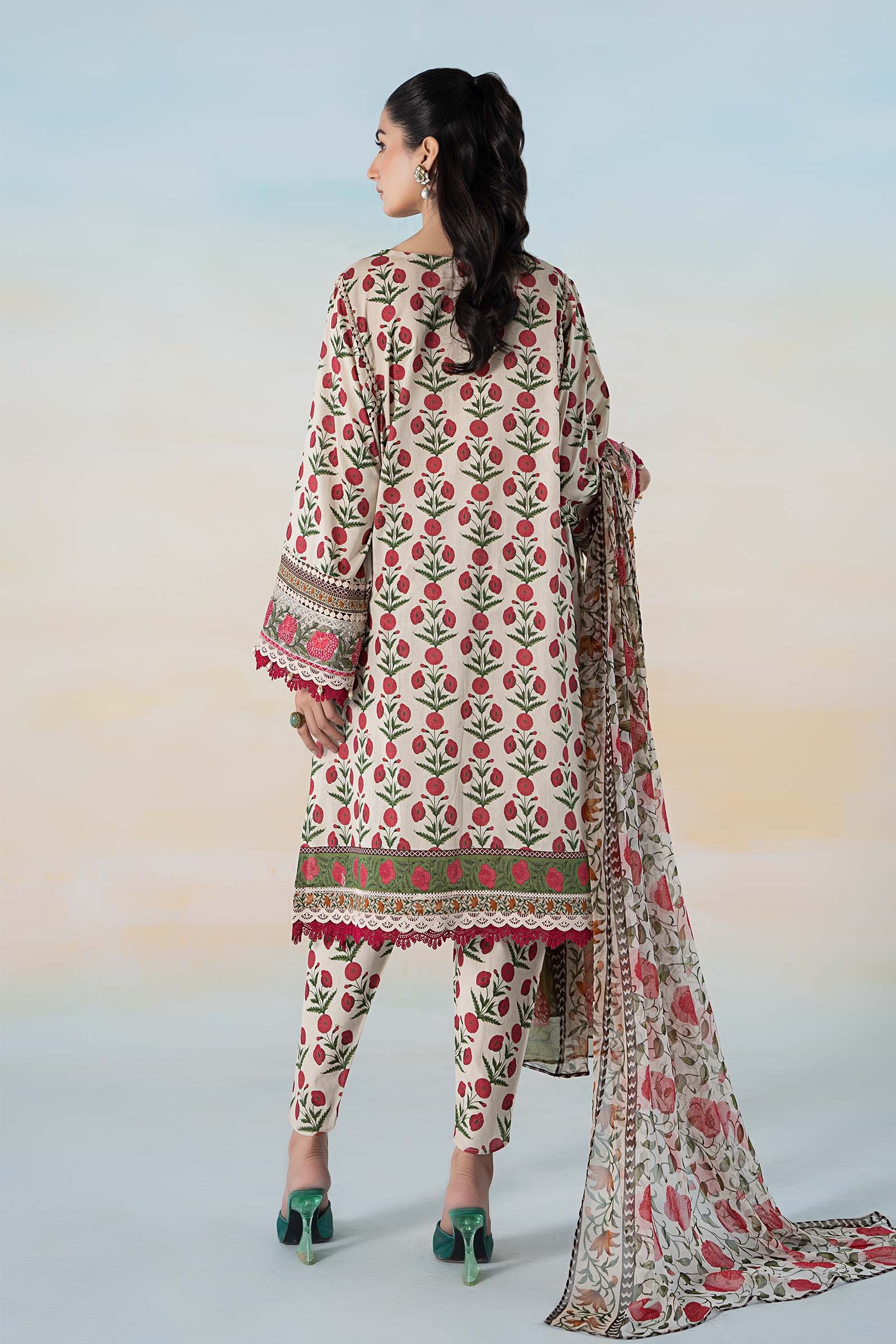 3 PIECE PRINTED LAWN SUIT - Image 6