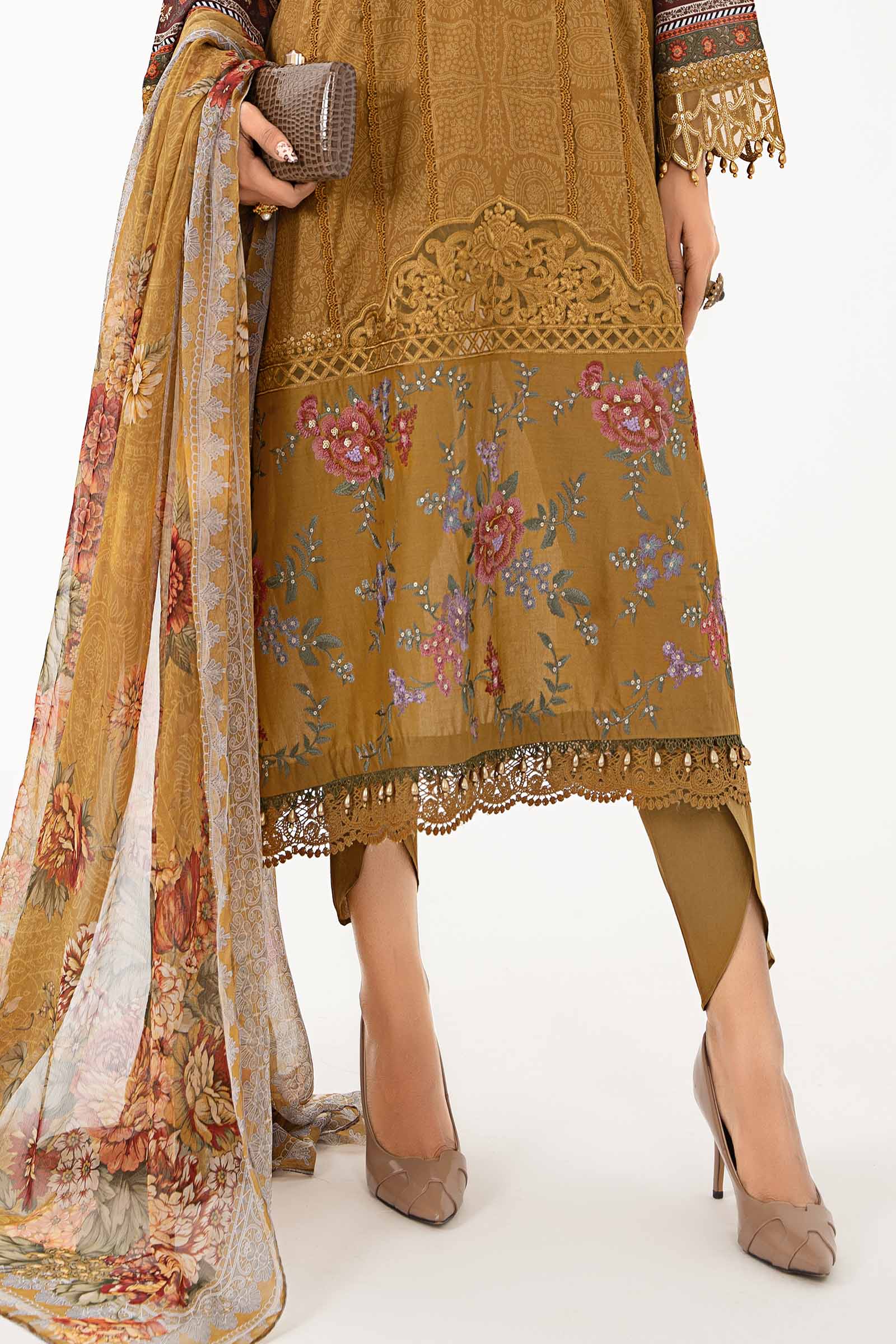 3 Piece Printed Lawn Suit | MPS-2202-A - Image 4