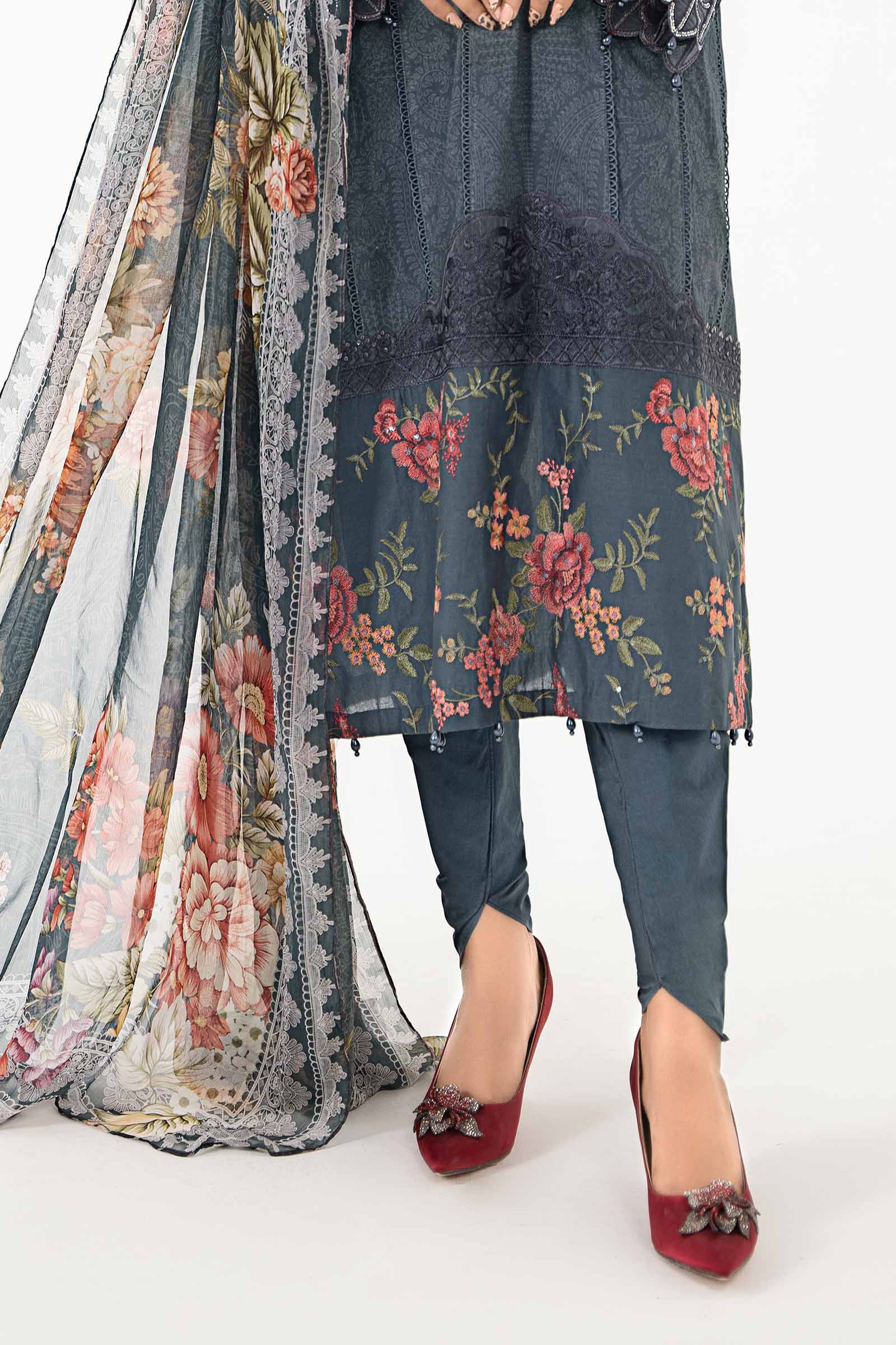 3 Piece Printed Lawn Suit | MPS-2202-B - Image 3