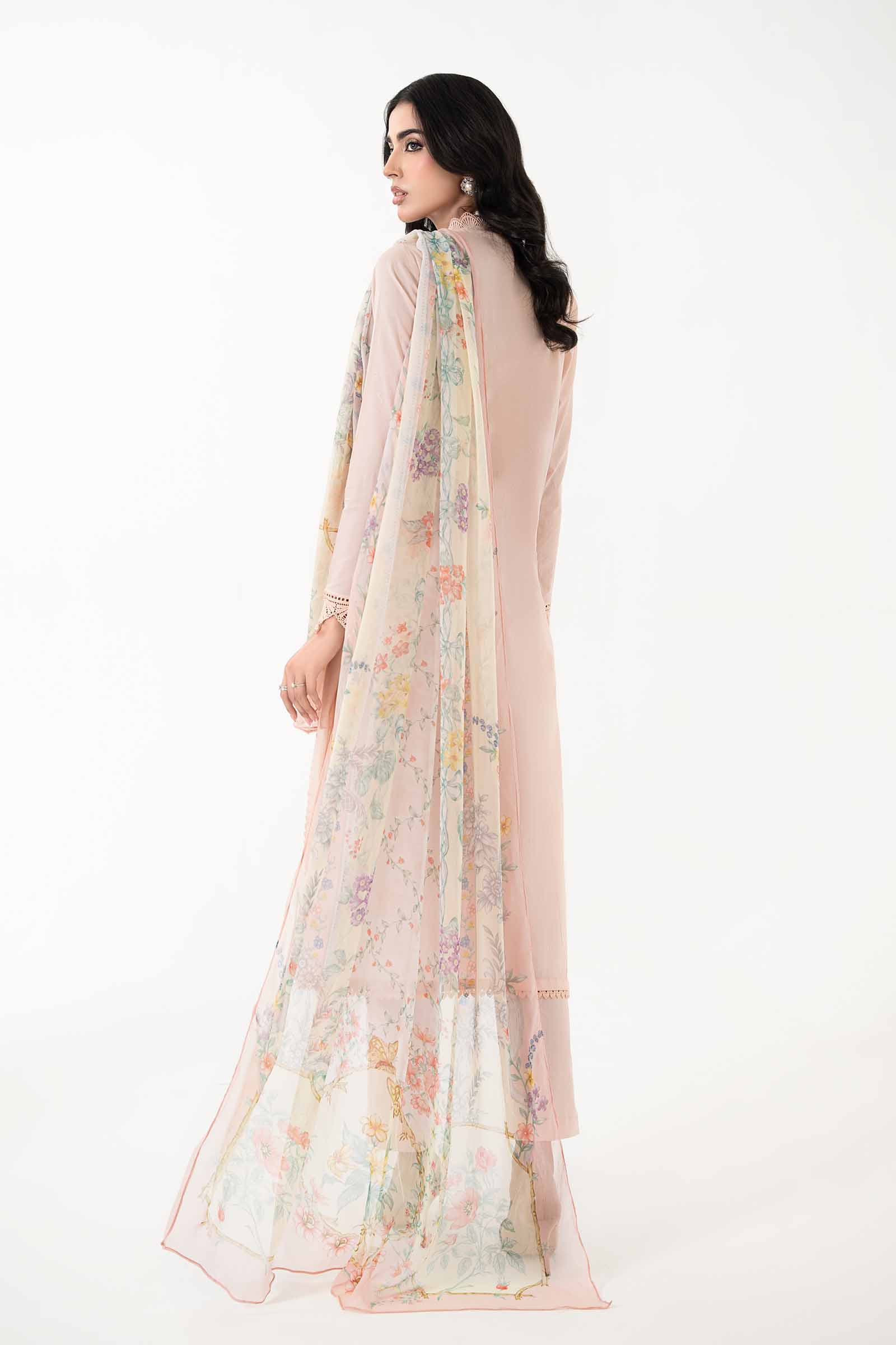 3 Piece Embroidered Lawn Suit | MPS-2203-B - Image 6