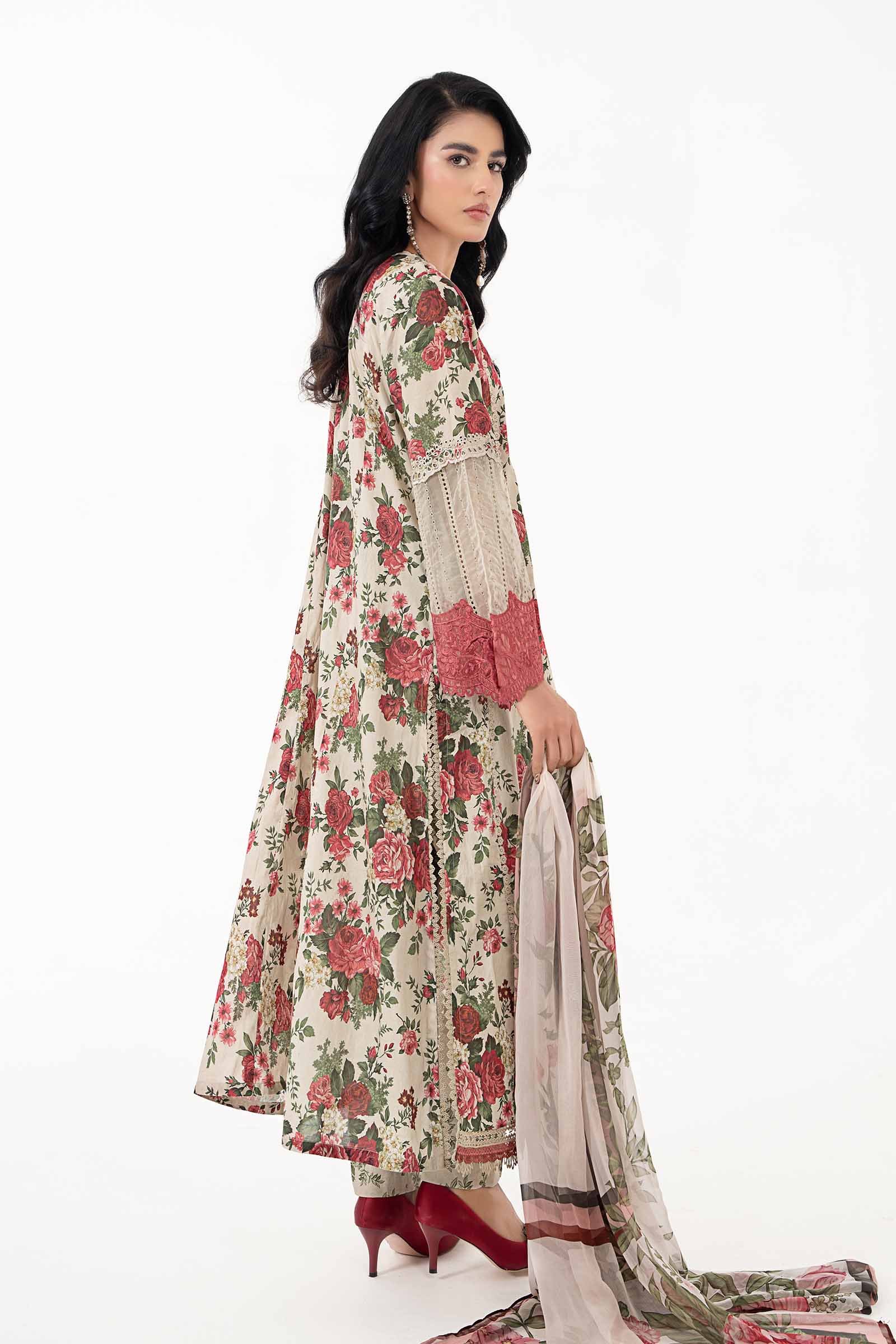 3 Piece Printed Lawn Suit | MPS-2204-B - Image 6