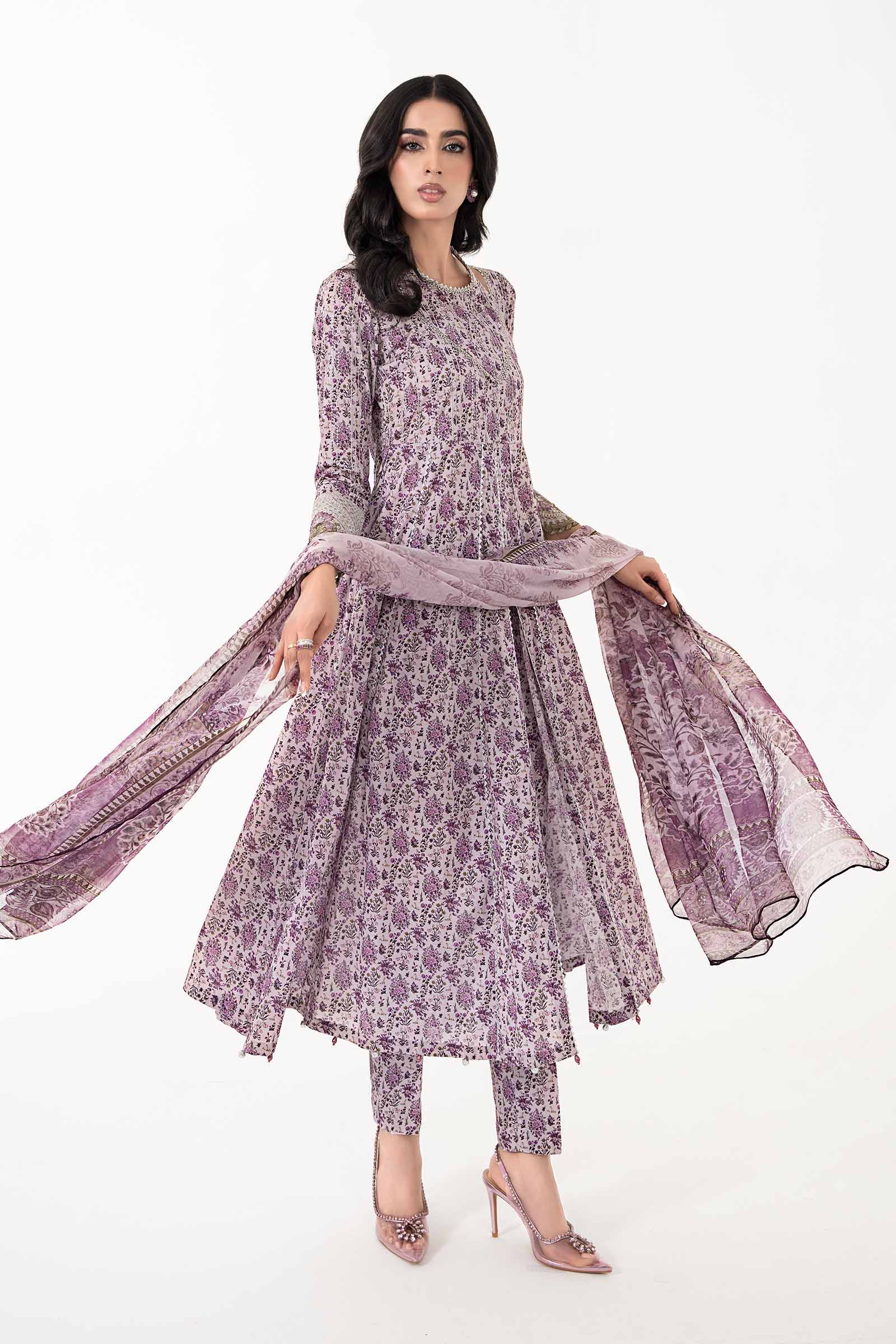 3 Piece Printed Lawn Suit | MPS-2207-B - Image 5
