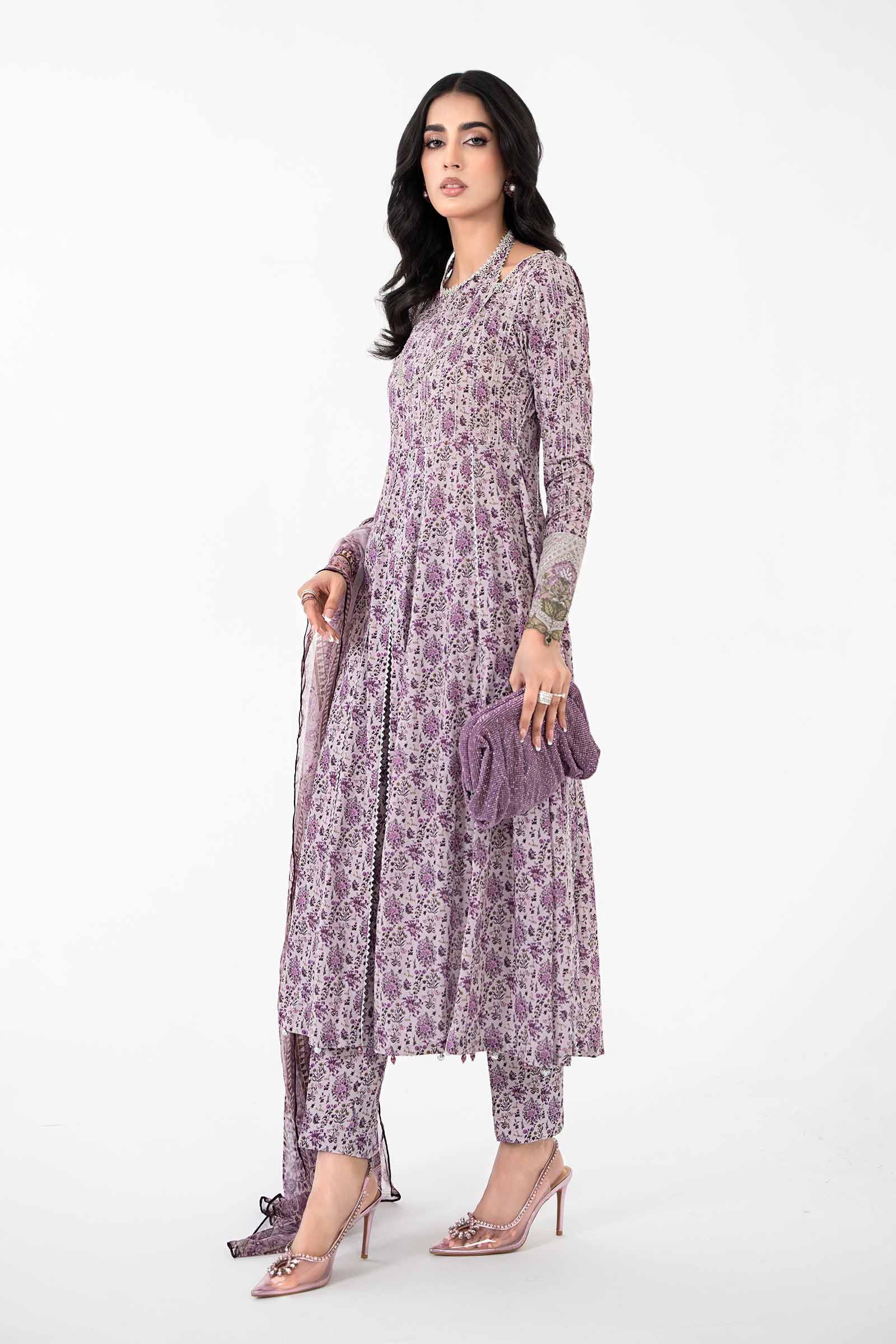 3 Piece Printed Lawn Suit | MPS-2207-B - Image 6