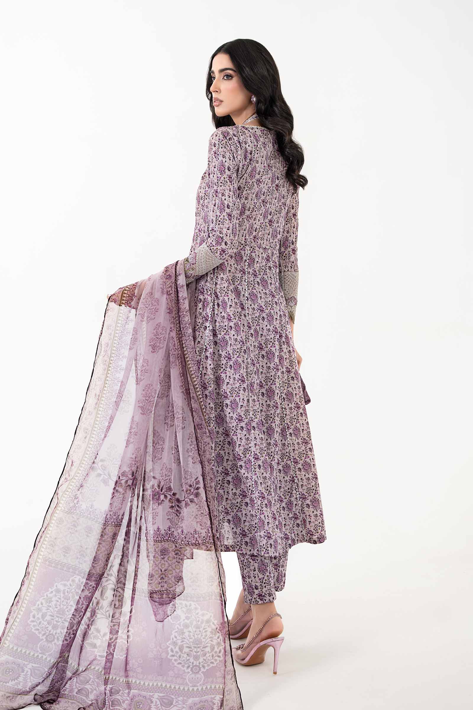 3 Piece Printed Lawn Suit | MPS-2207-B - Image 7