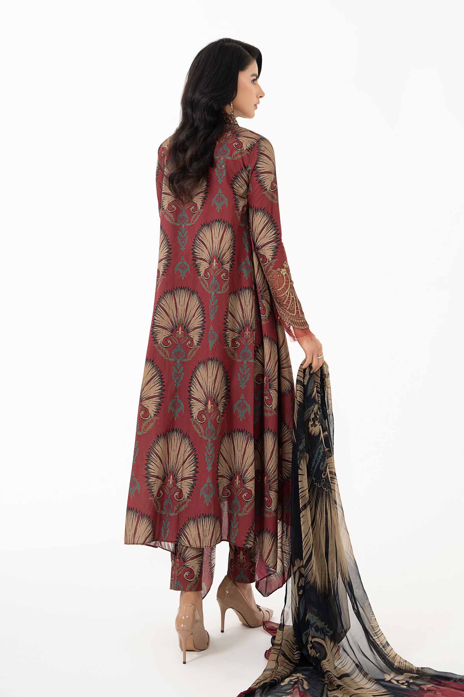 3 Piece Printed Lawn Suit | MPS-2209-B - Image 7