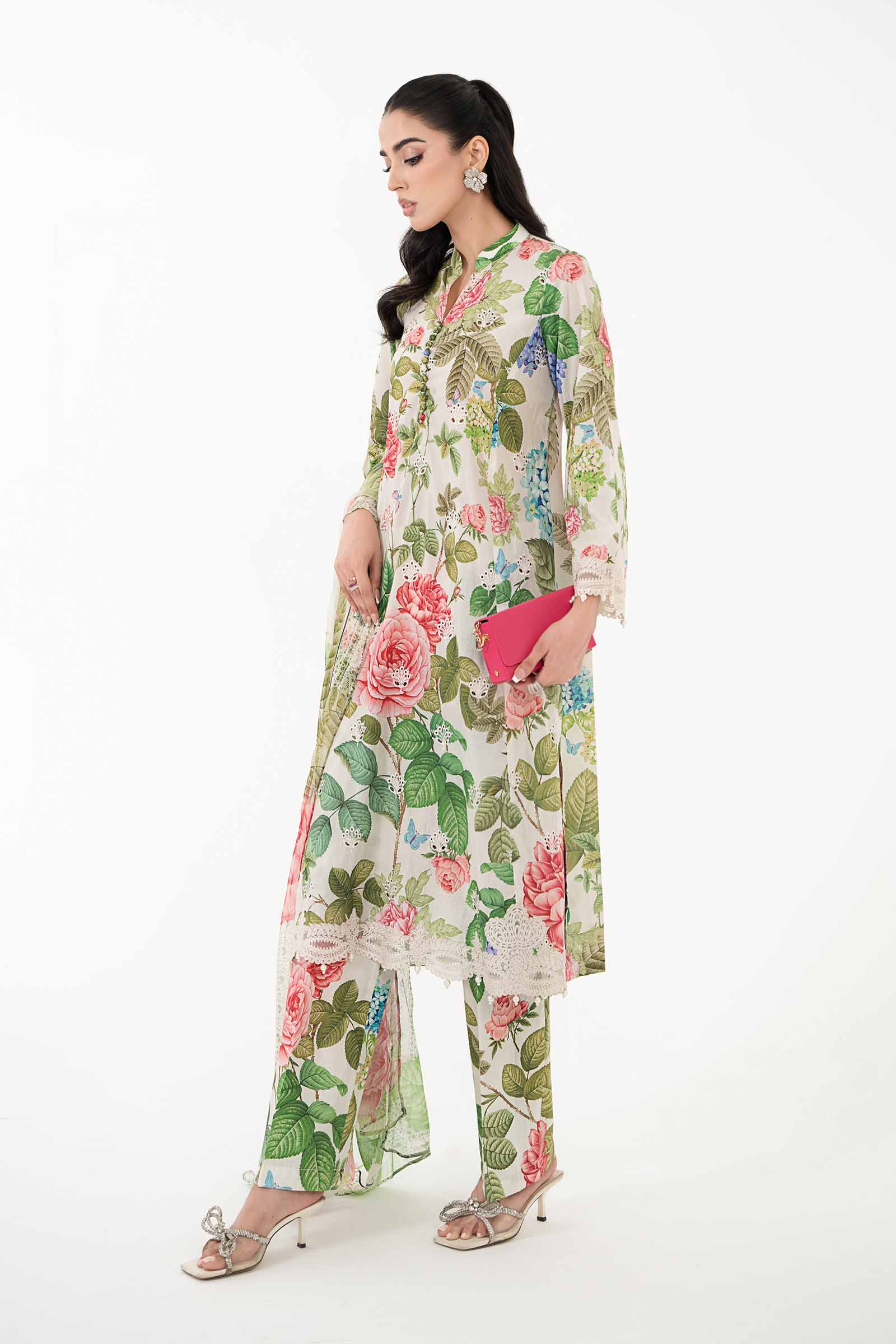 3 Piece Printed Lawn Suit | MPS-2210-A - Image 5