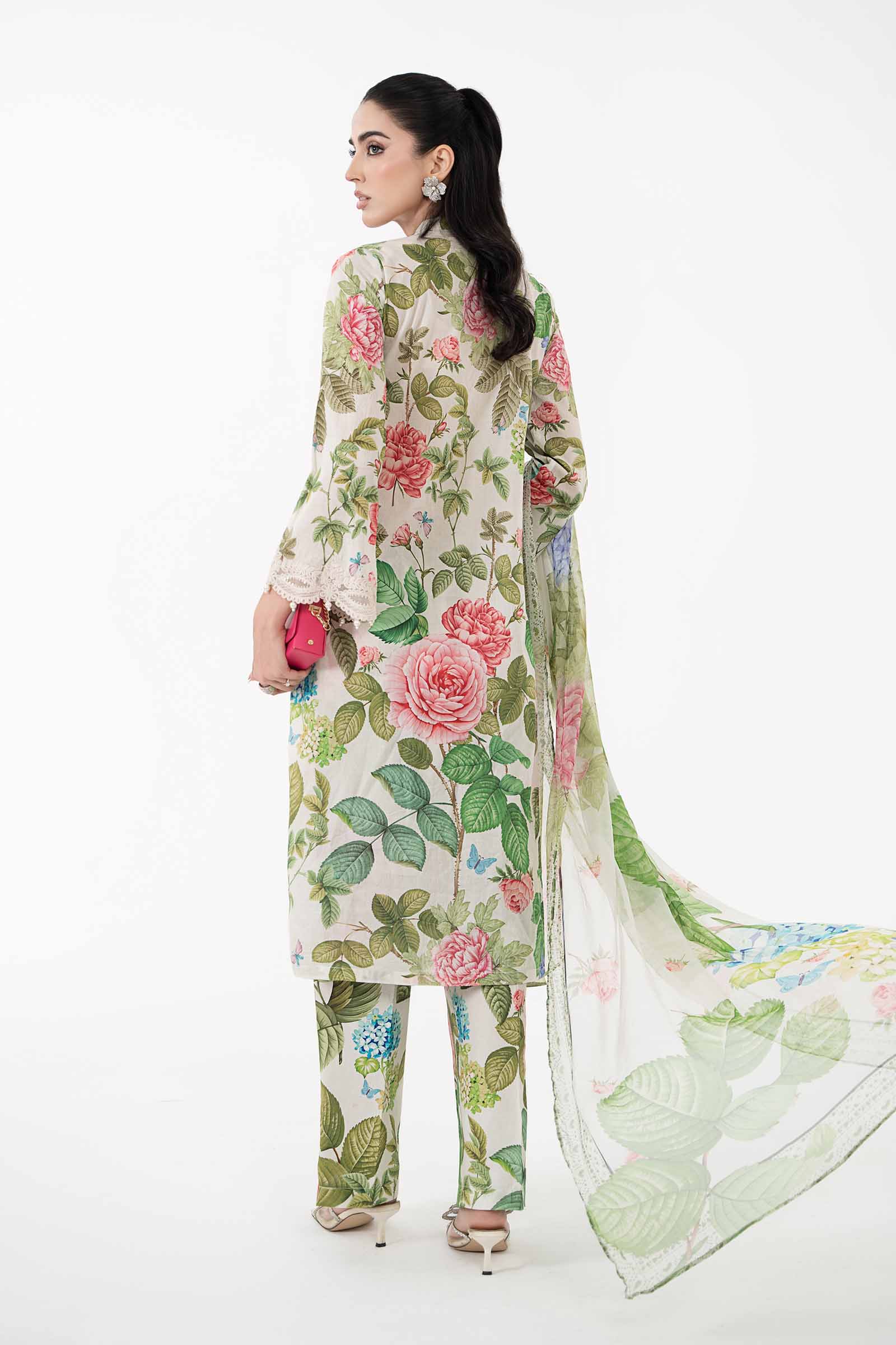 3 Piece Printed Lawn Suit | MPS-2210-A - Image 6