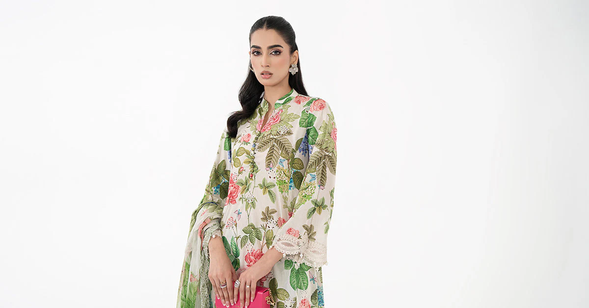 3 Piece Printed Lawn Suit | MPS-2210-A - Image 7