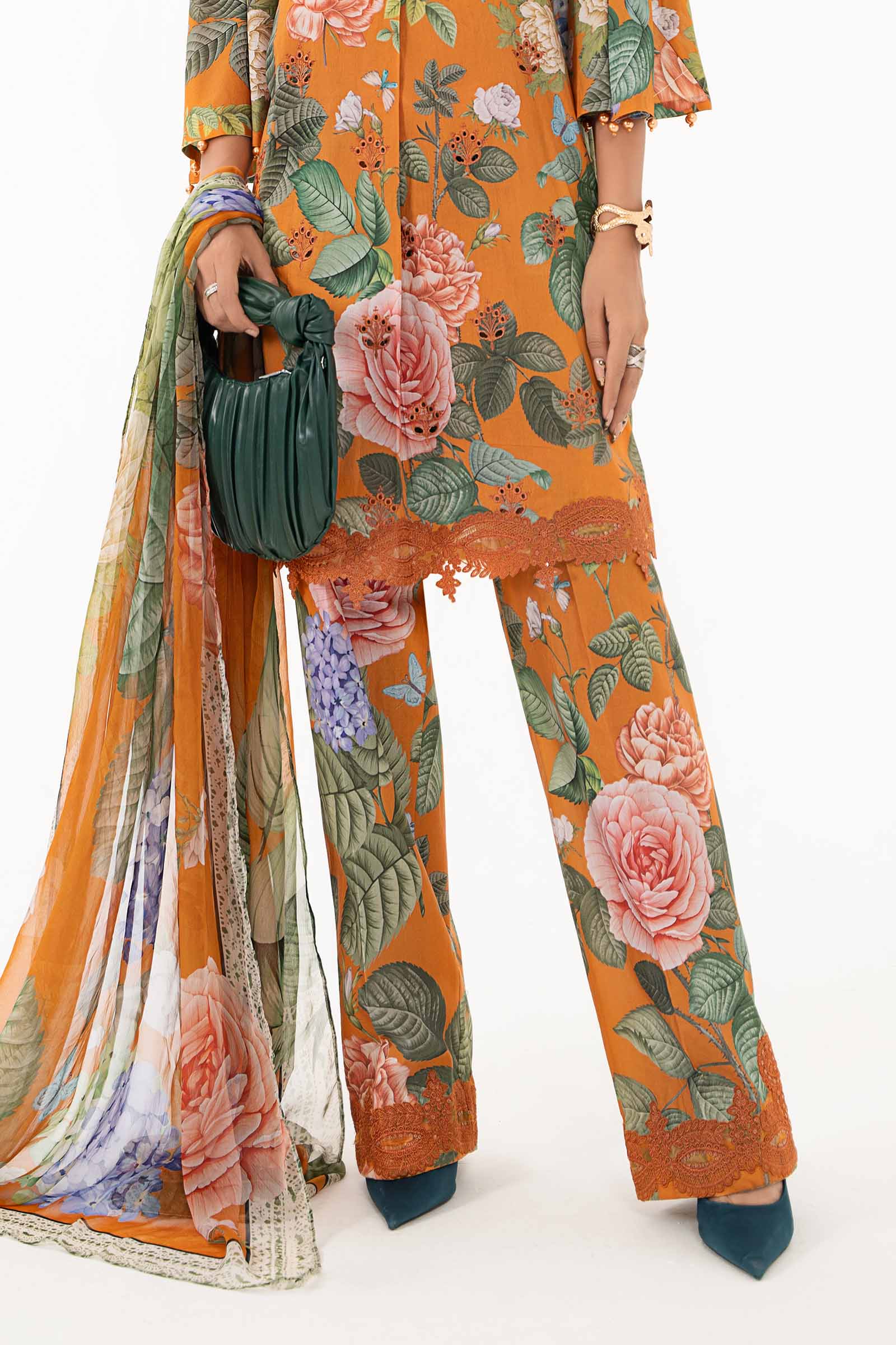 3 Piece Printed Lawn Suit | MPS-2210-B - Image 4