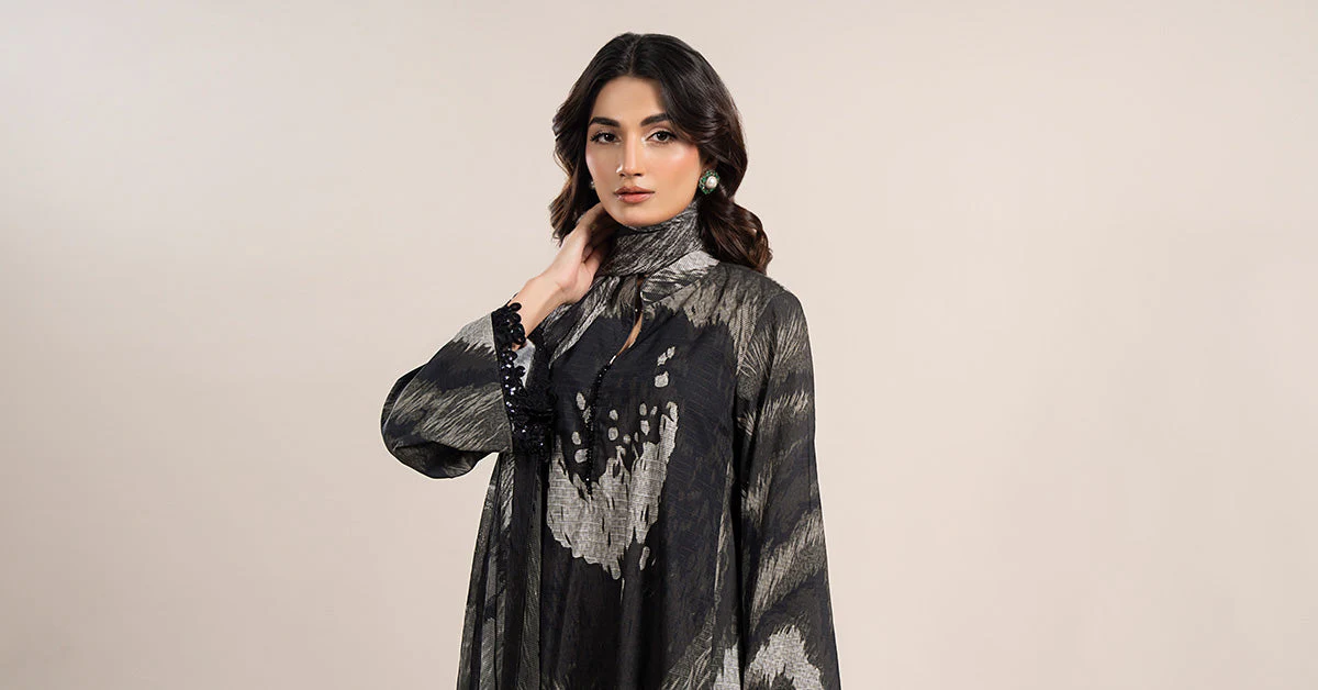 3 Piece Printed Cambric Suit | MPS-2310-A - Image 7