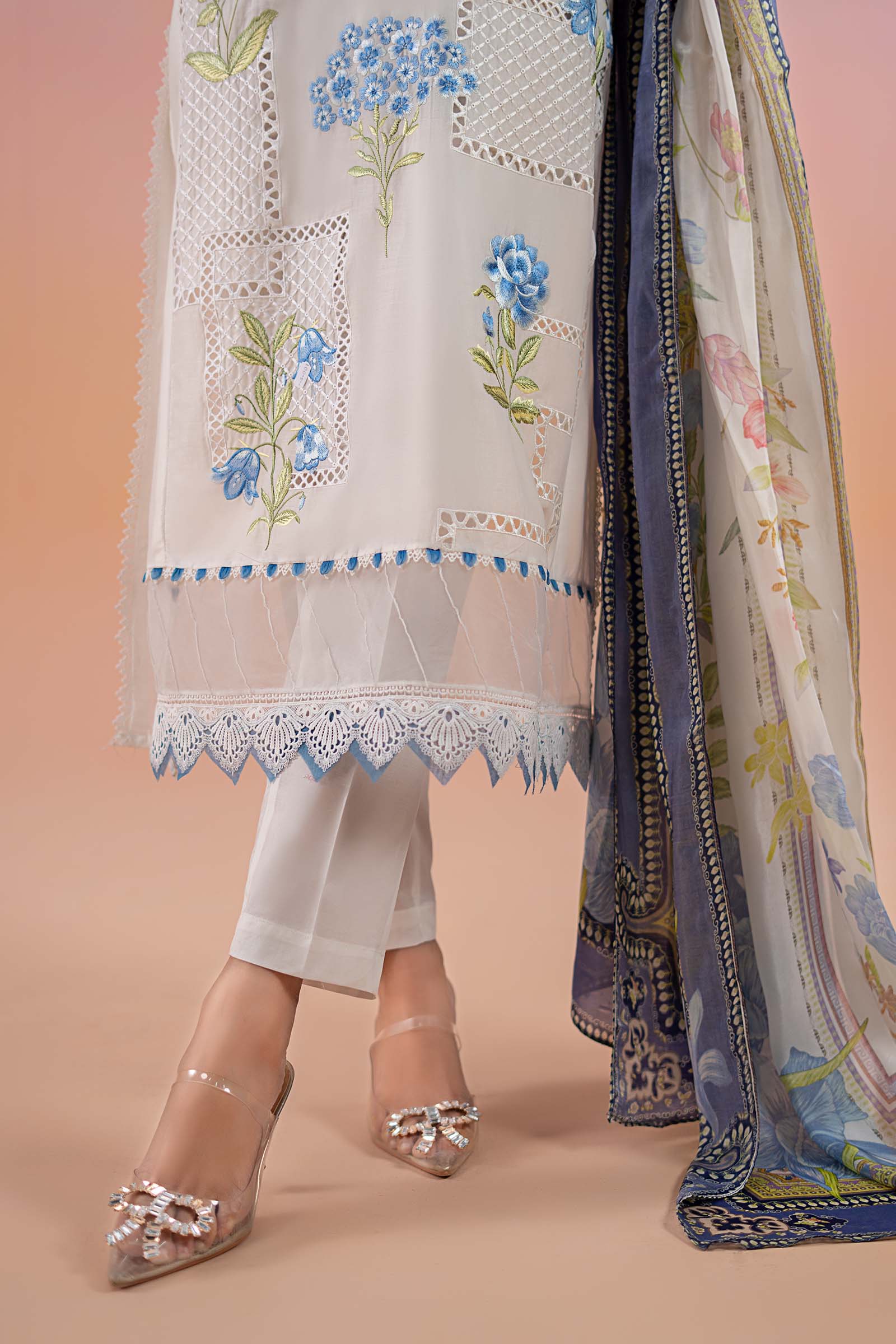 3 Piece Printed Lawn Suit | MPS-2501-A - Image 4