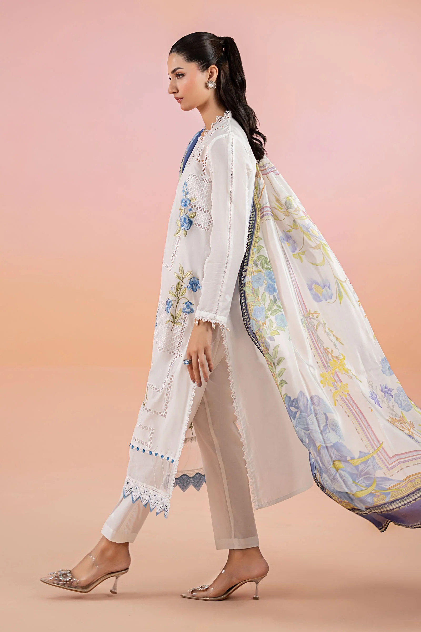 3 Piece Printed Lawn Suit | MPS-2501-A - Image 5