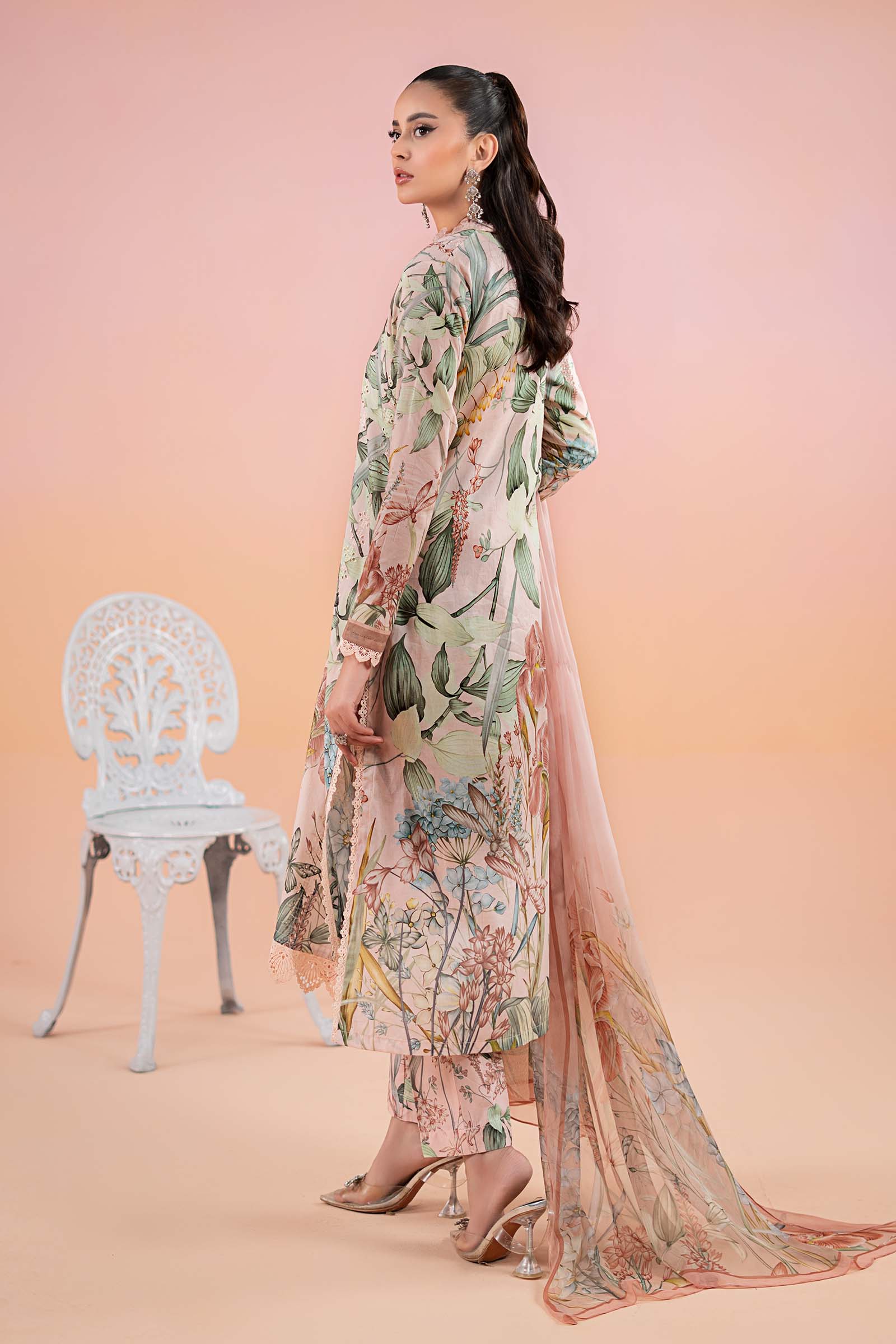 3 Piece Printed Lawn Suit | MPS-2502-A - Image 5