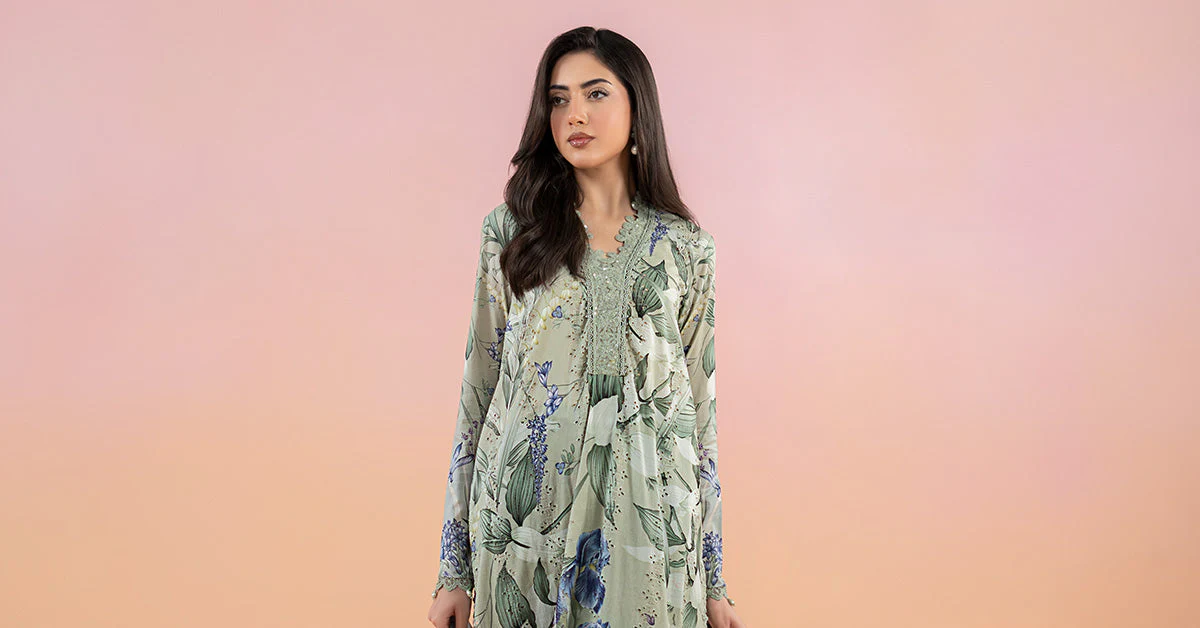3 Piece Printed Lawn Suit | MPS-2502-B - Image 6