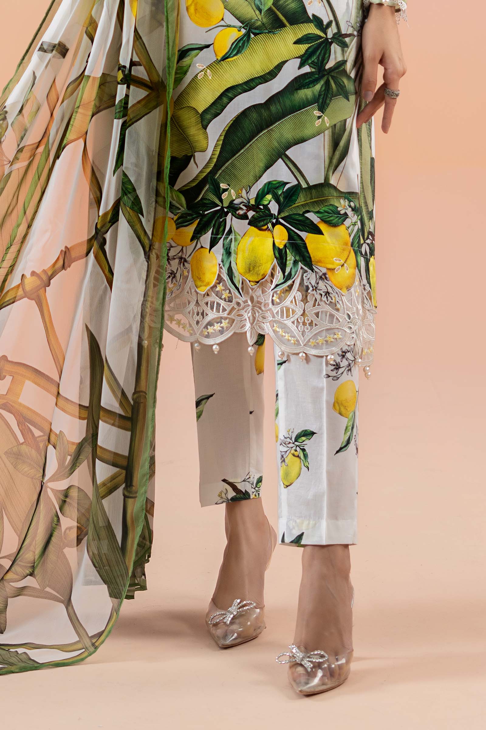 3 Piece Printed Lawn Suit | MPS-2503-A - Image 4