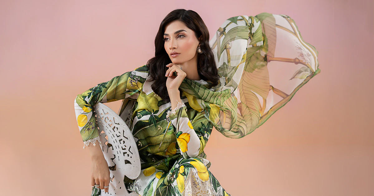 3 Piece Printed Lawn Suit | MPS-2503-A - Image 7