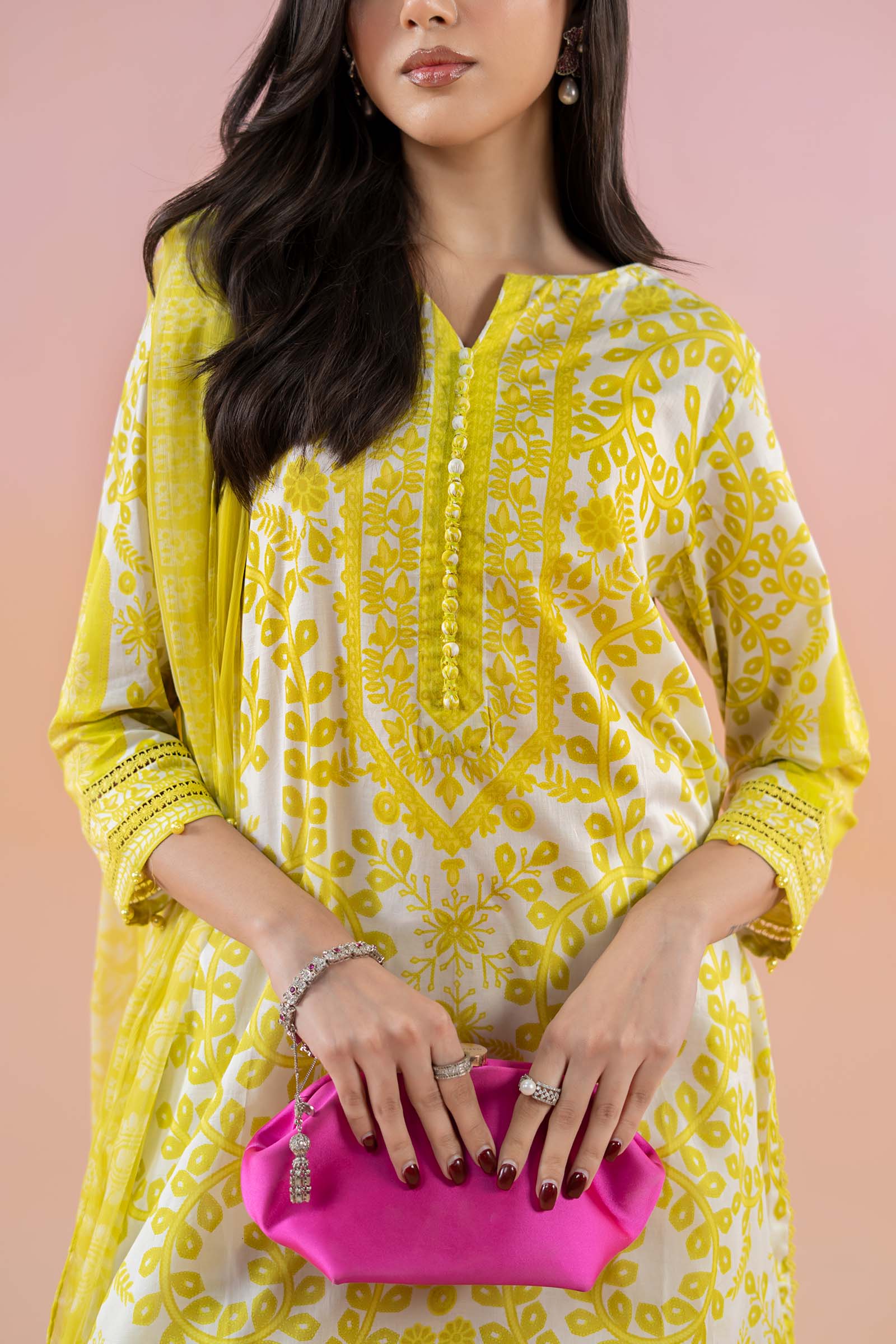 3 Piece Printed Lawn Suit | MPS-2504-A - Image 4