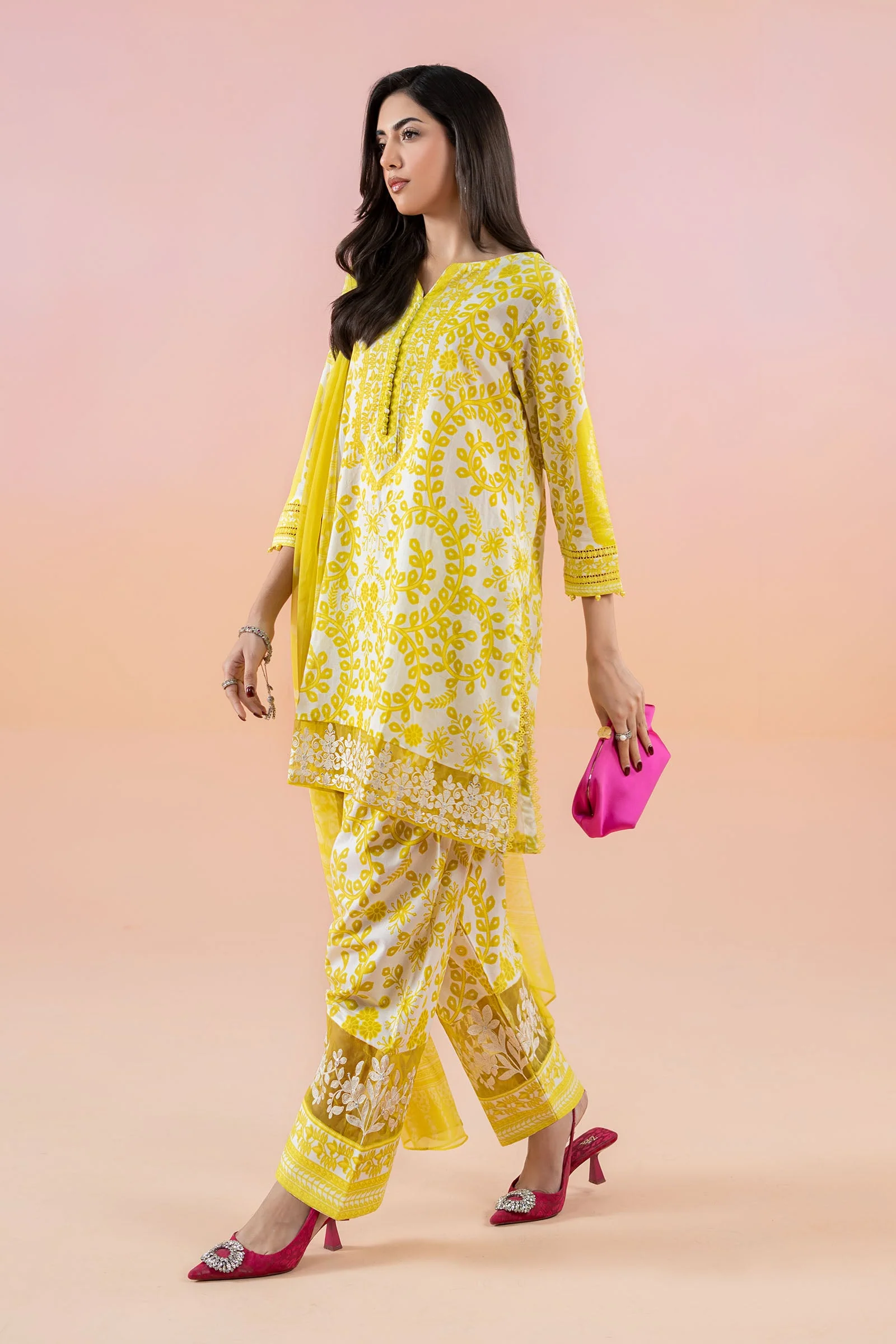 3 Piece Printed Lawn Suit | MPS-2504-A - Image 6