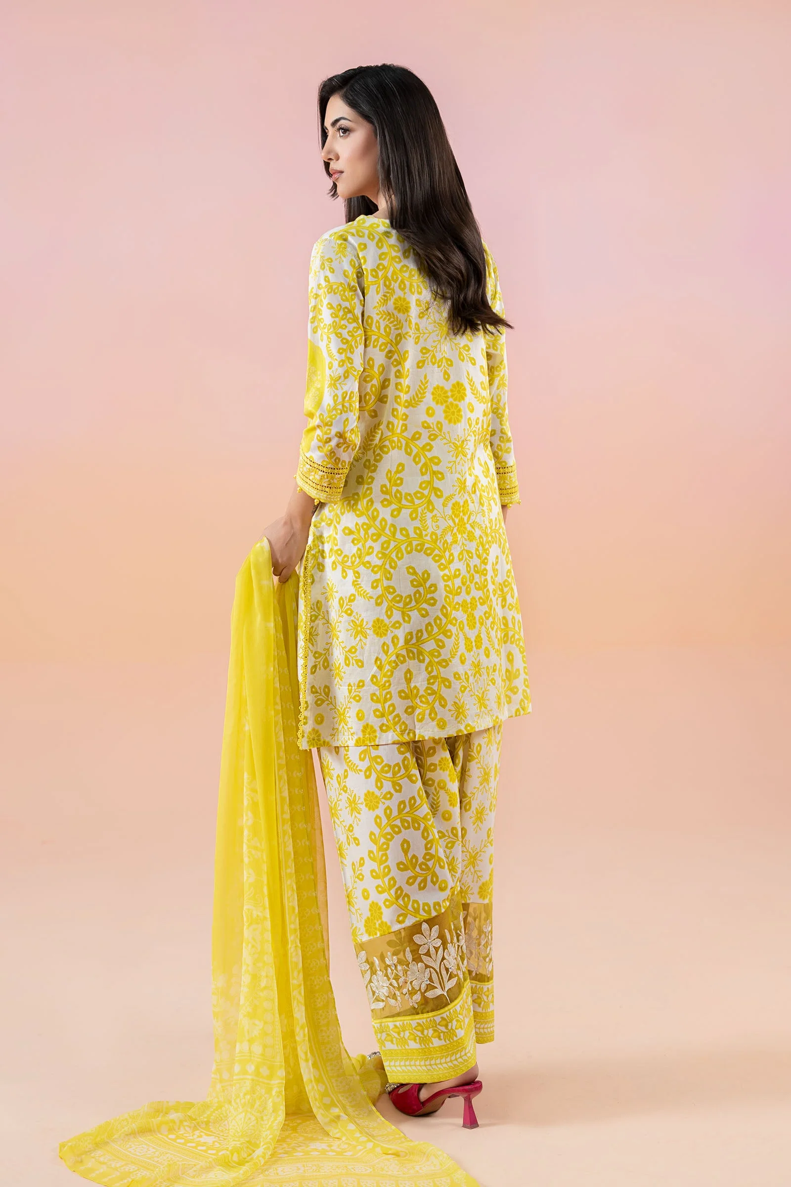 3 Piece Printed Lawn Suit | MPS-2504-A - Image 7