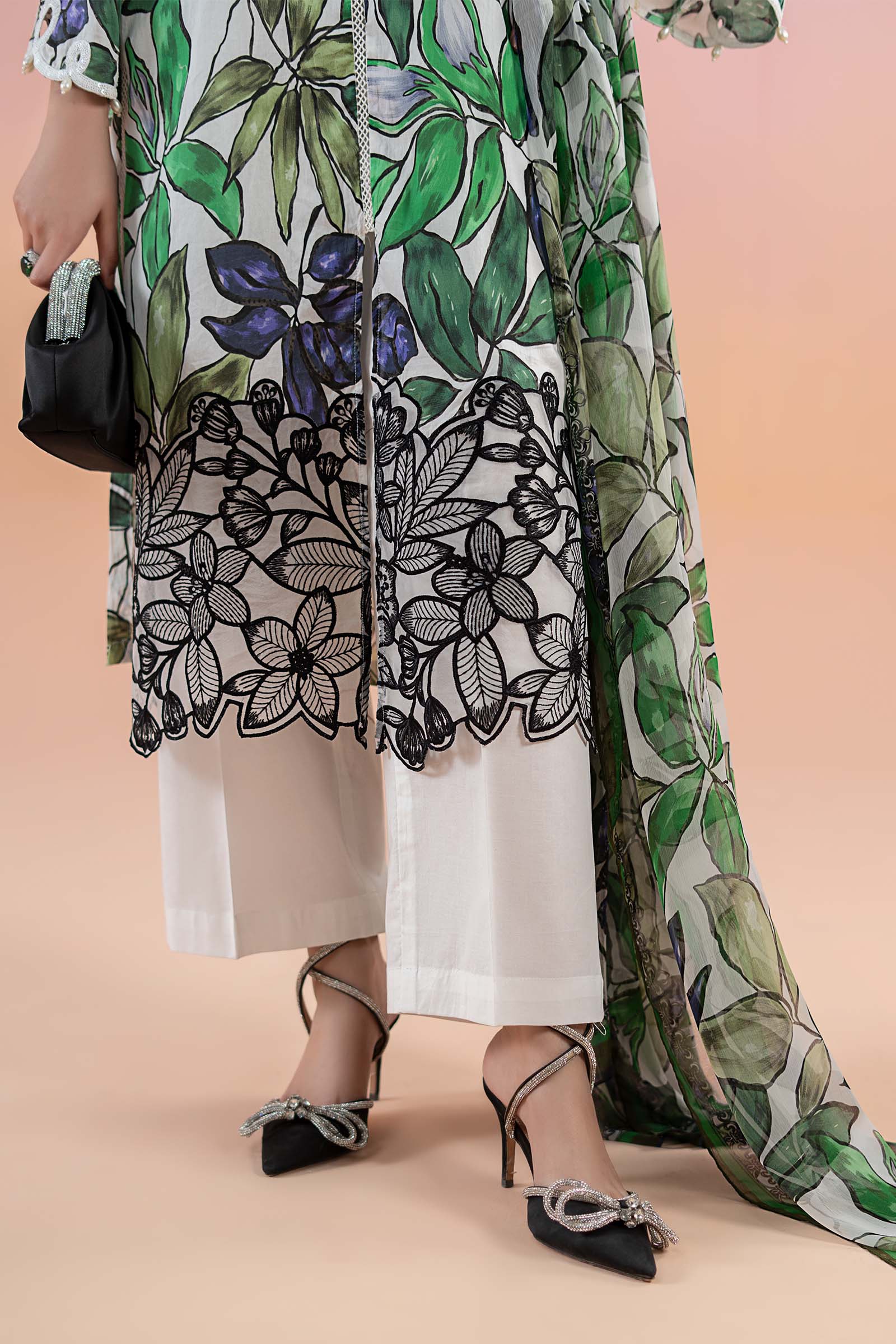 3 Piece Printed Lawn Suit | MPS-2505-A - Image 5