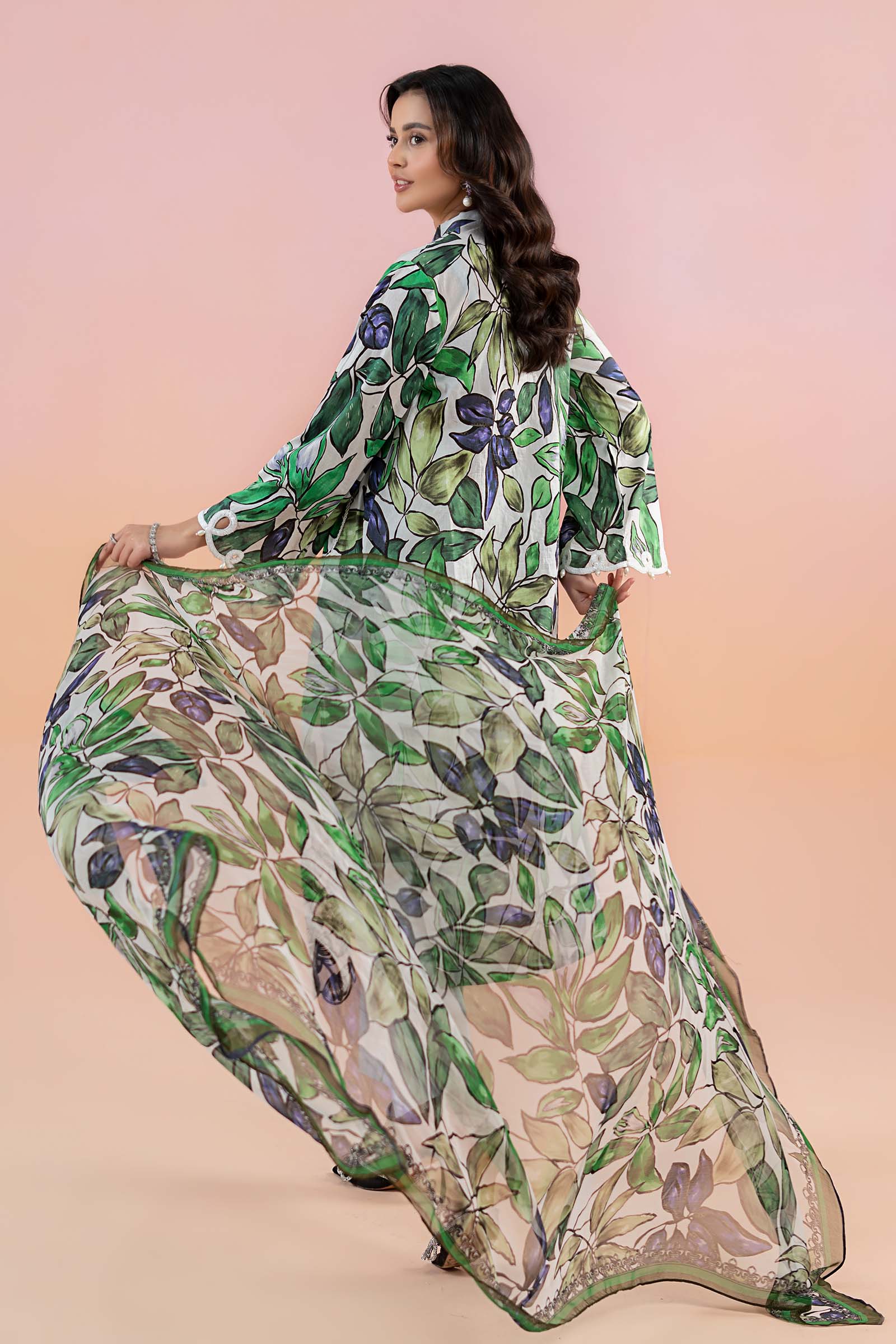 3 Piece Printed Lawn Suit | MPS-2505-A - Image 7