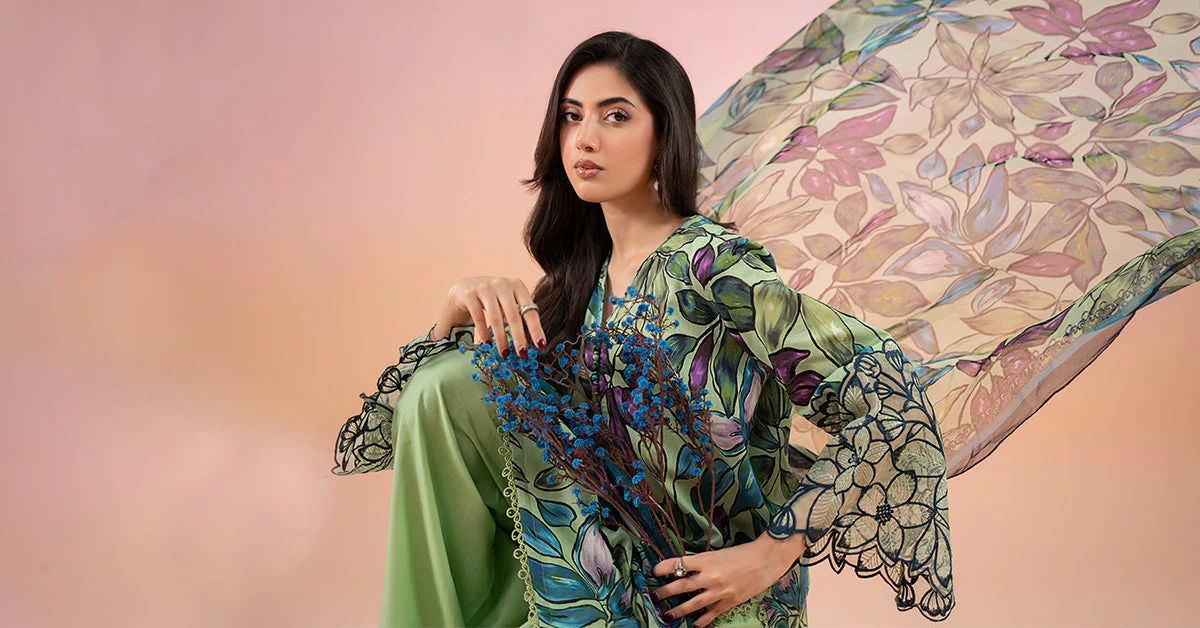 3 Piece Printed Lawn Suit | MPS-2505-B - Image 8