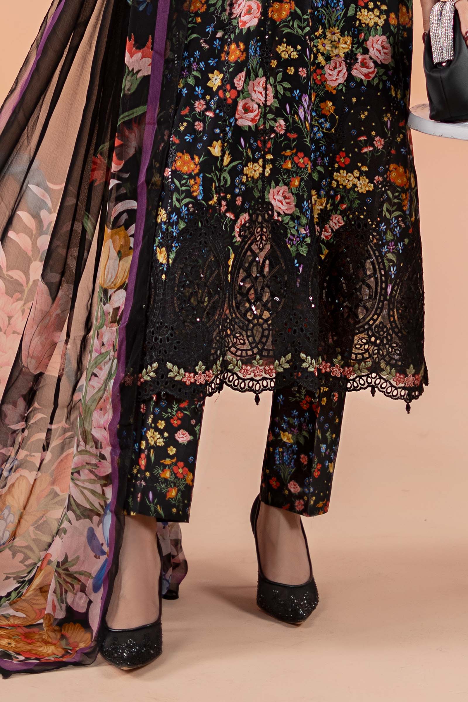 3 Piece Printed Lawn Suit | MPS-2507-B - Image 5