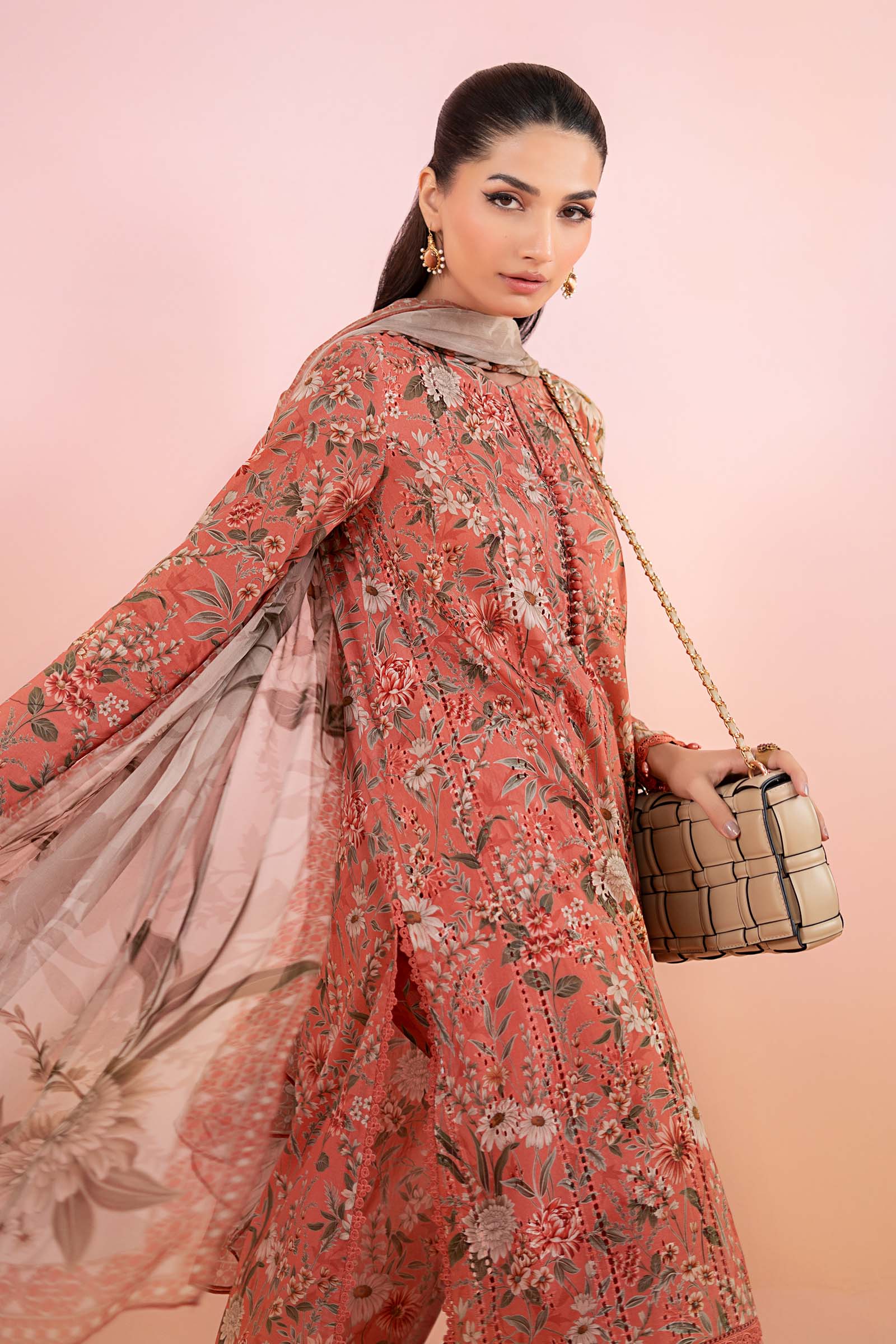 3 Piece Printed Lawn Suit | MPS-2508-A - Image 3