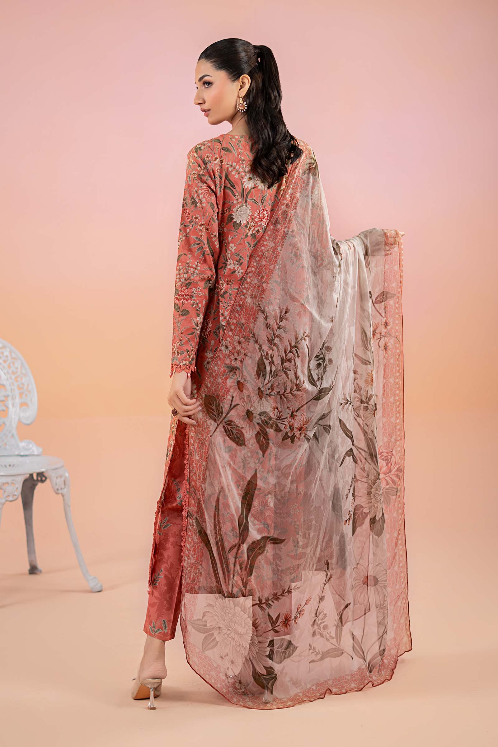 3 Piece Printed Lawn Suit | MPS-2508-A - Image 6