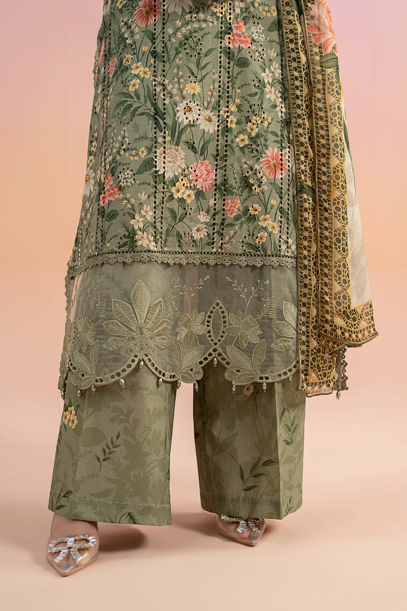 3 Piece Printed Lawn Suit | MPS-2508-B - Image 4