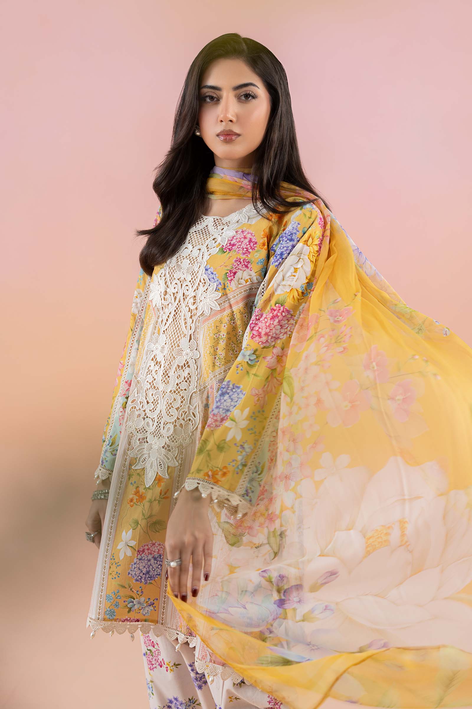3 Piece Printed Lawn Suit | MPS-2509-A - Image 3