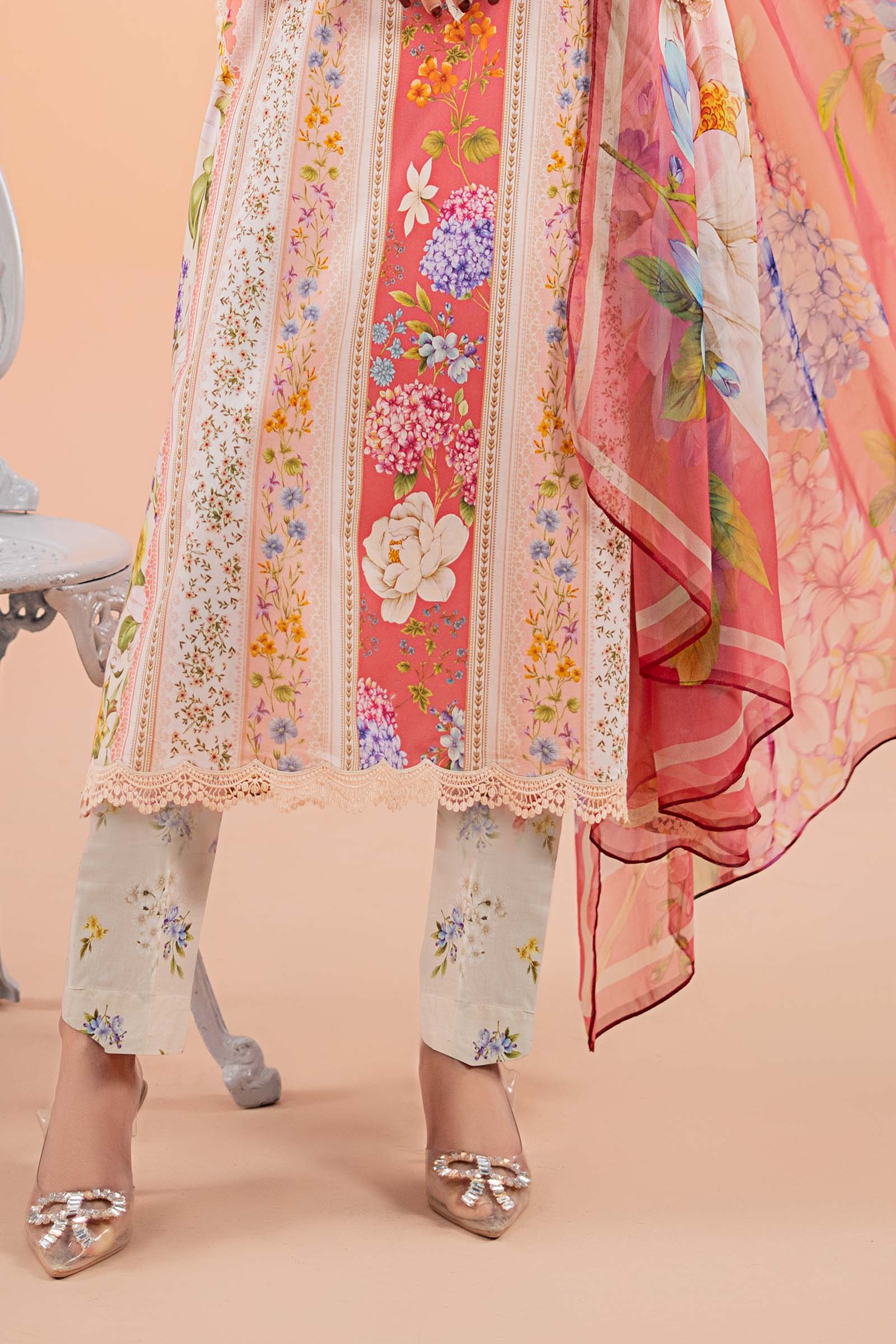 3 Piece Printed Lawn Suit | MPS-2509-B - Image 5