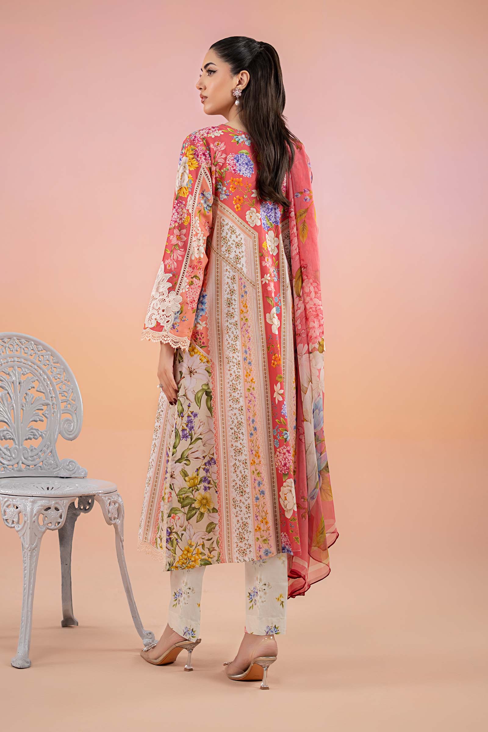 3 Piece Printed Lawn Suit | MPS-2509-B - Image 6