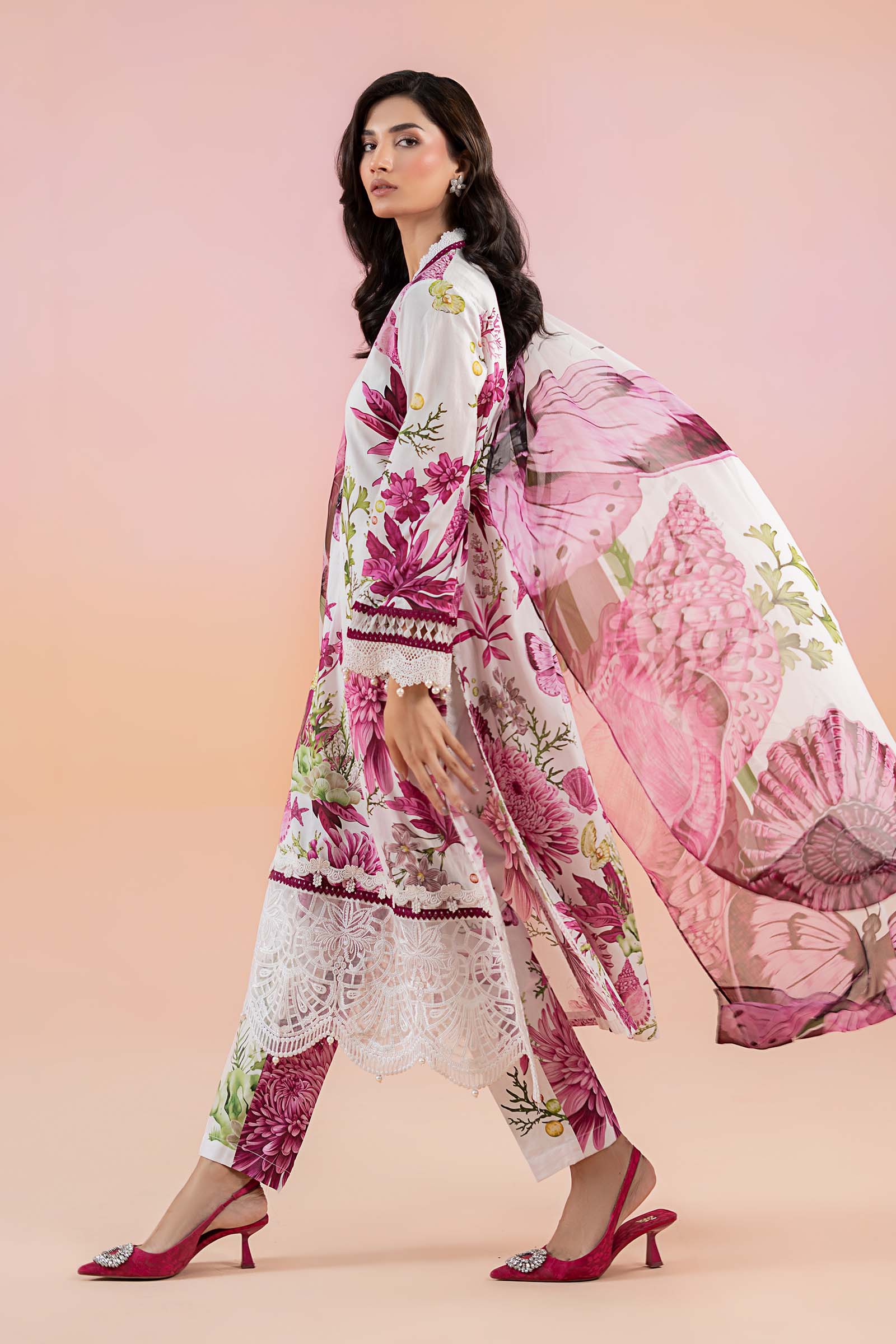 3 Piece Printed Lawn Suit | MPS-2510-A - Image 5