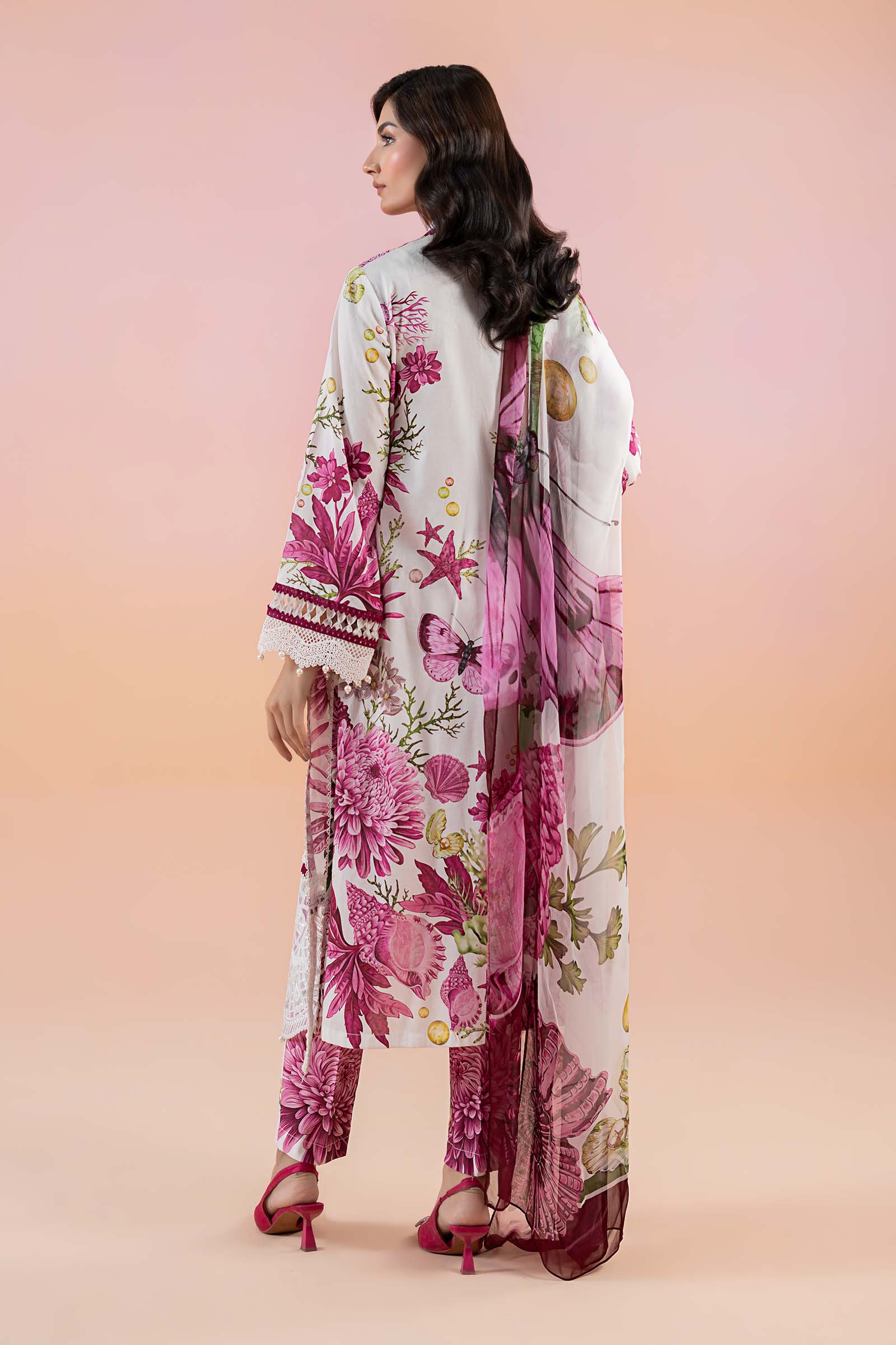 3 Piece Printed Lawn Suit | MPS-2510-A - Image 6