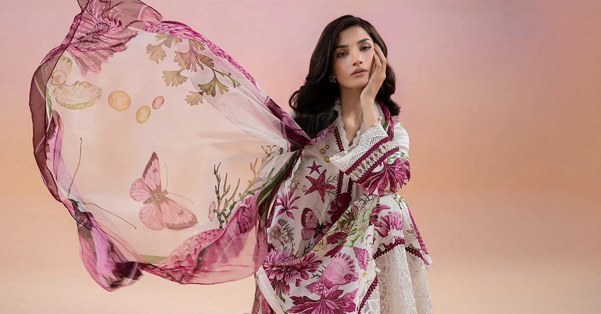 3 Piece Printed Lawn Suit | MPS-2510-A - Image 7