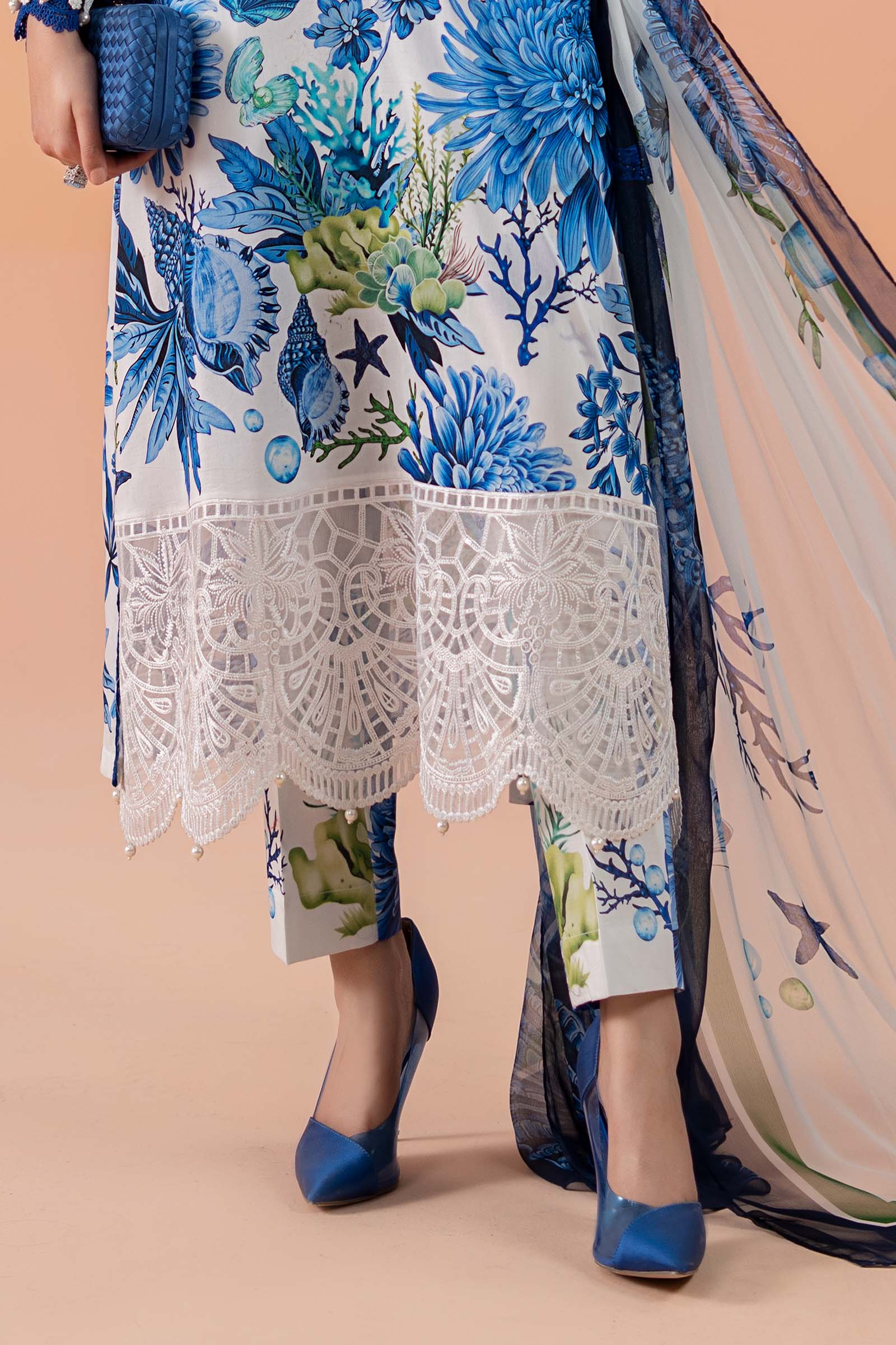 3 Piece Printed Lawn Suit | MPS-2510-B - Image 5