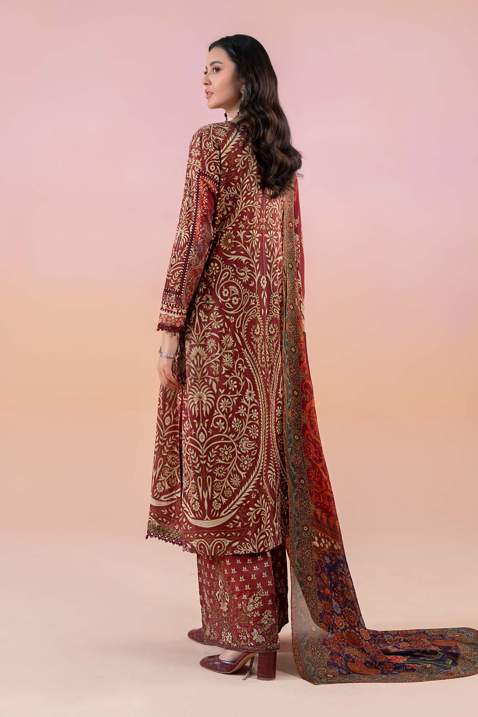 3 Piece Printed Lawn Suit | MPS-2512-A - Image 6