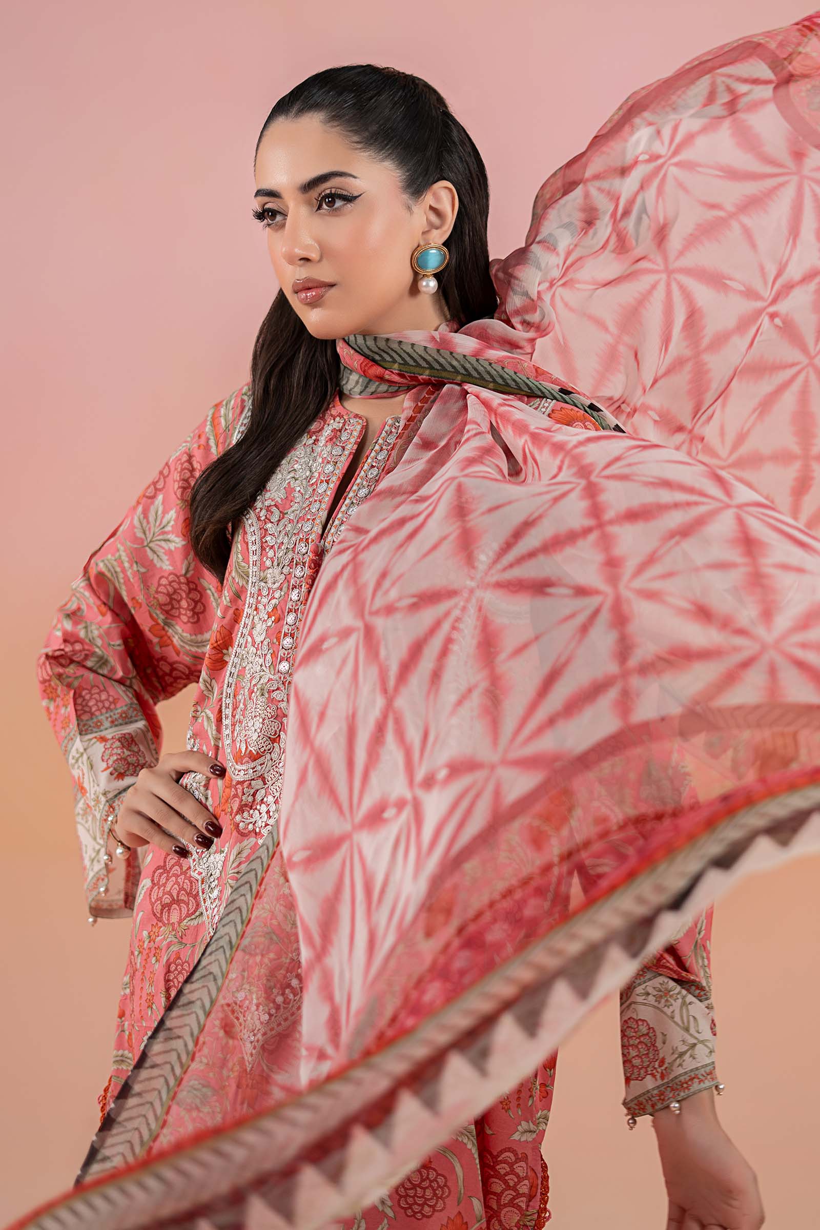 3 Piece Printed Lawn Suit | MPS-2513-A - Image 3