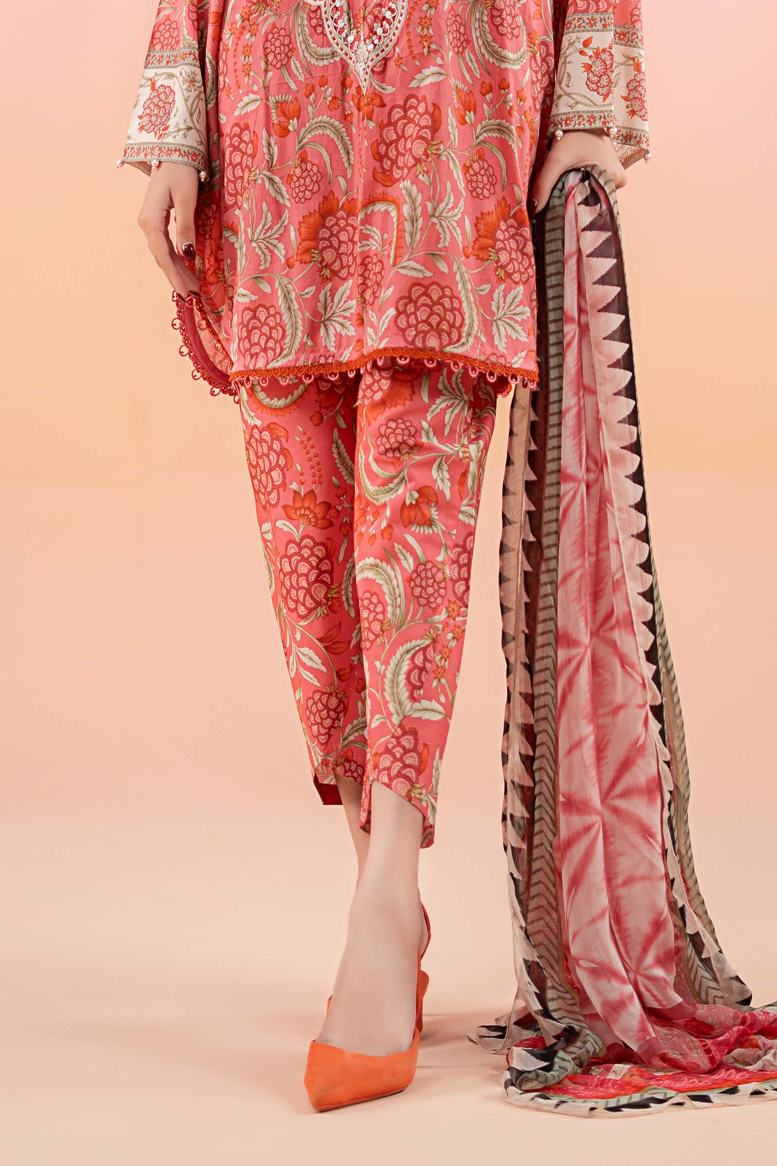 3 Piece Printed Lawn Suit | MPS-2513-A - Image 5
