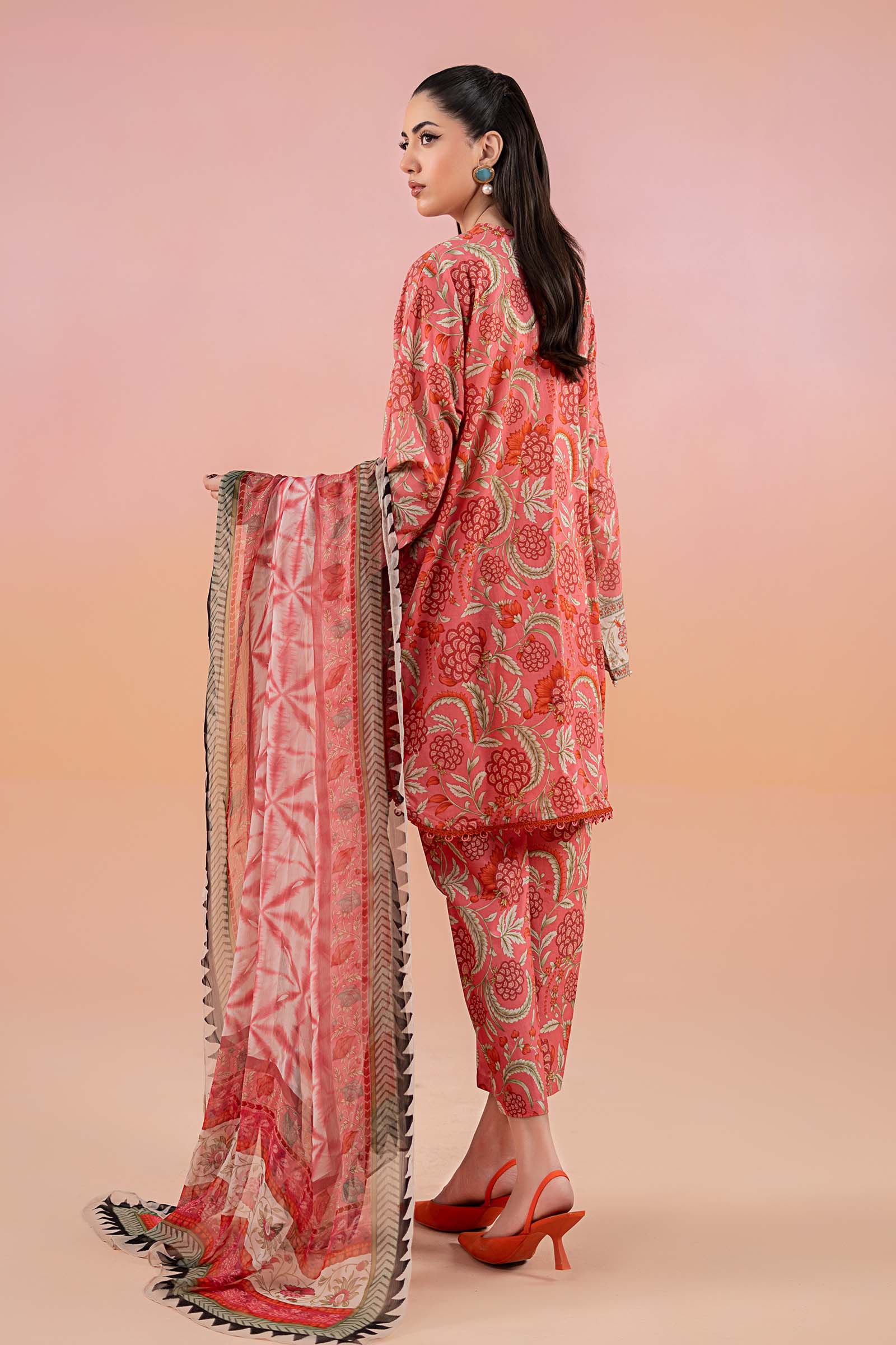 3 Piece Printed Lawn Suit | MPS-2513-A - Image 7