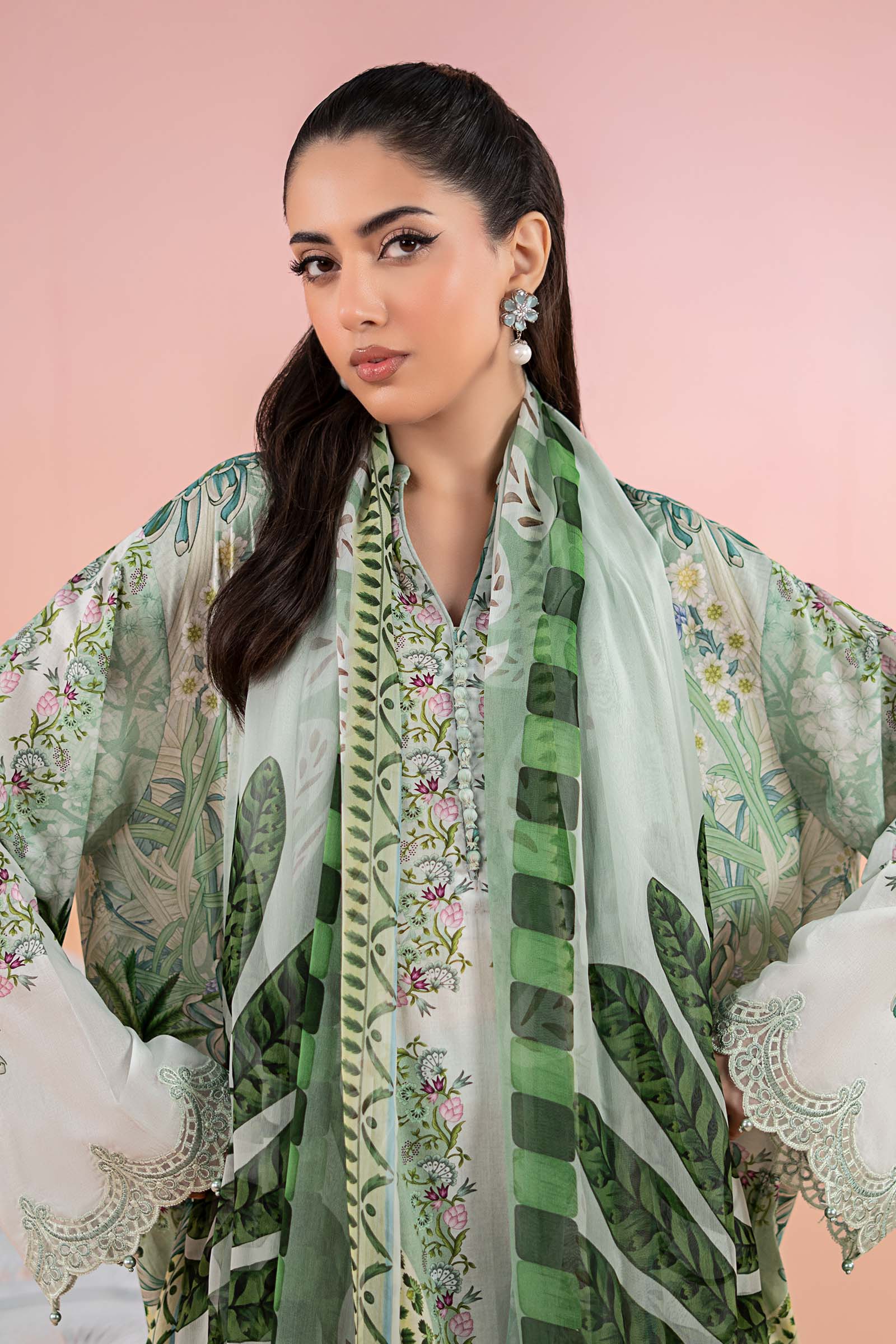 3 Piece Printed Lawn Suit | MPS-2514-A - Image 3