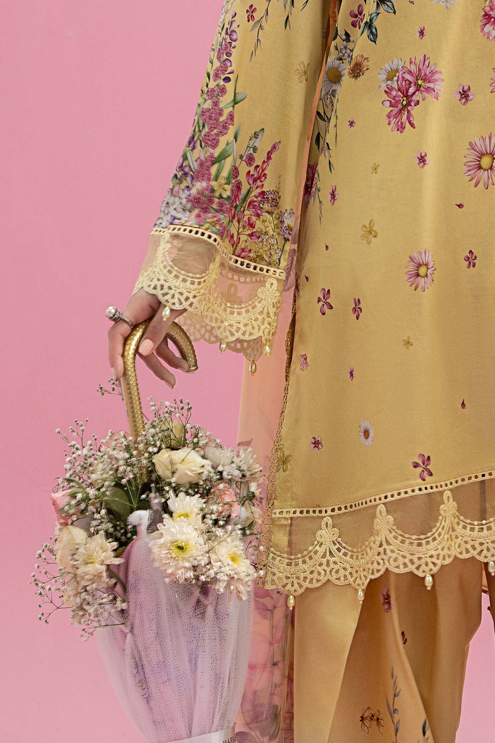 3 Piece Embroidered Lawn Suit | MPS-2603-A - Image 4