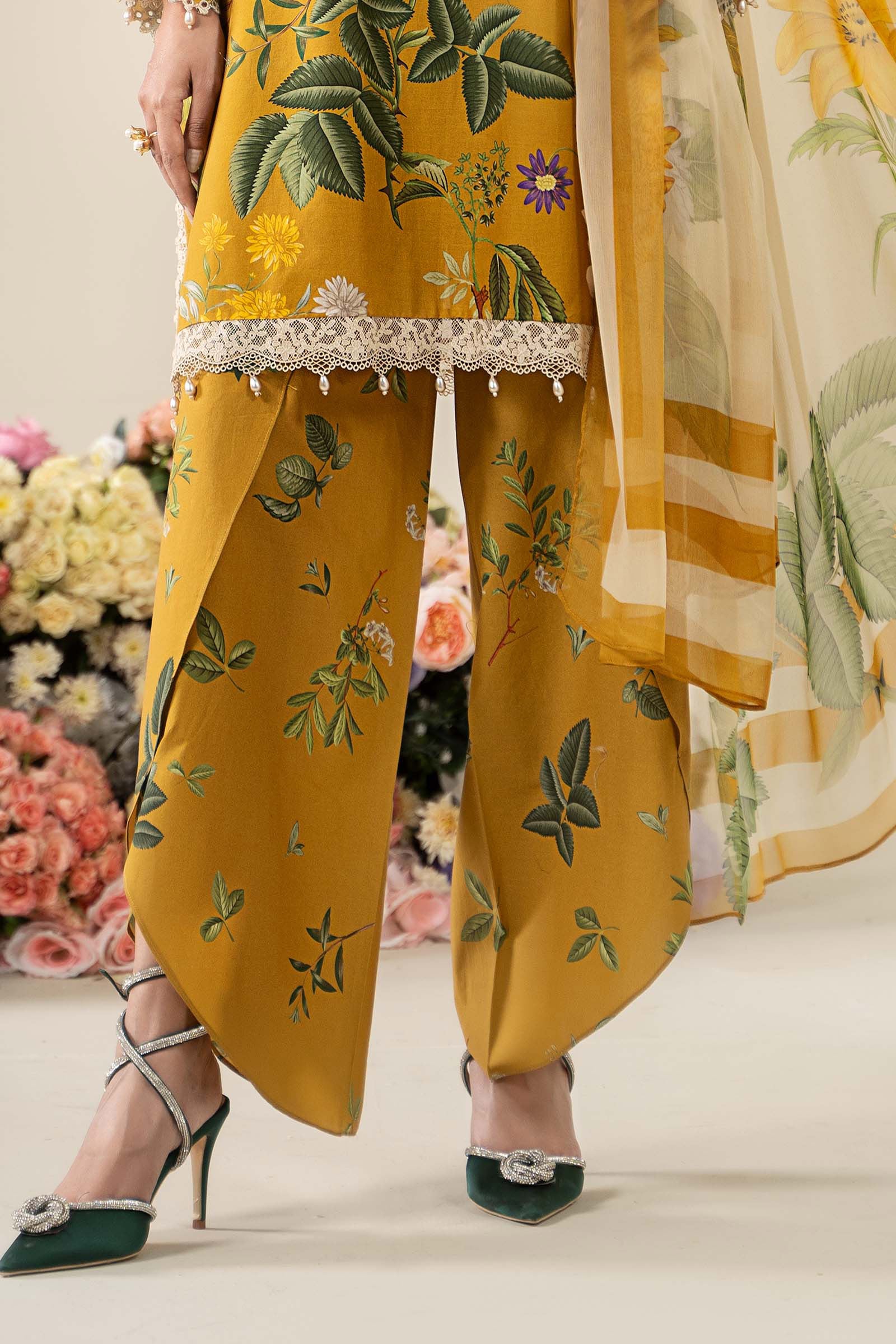 3 Piece Embroidered Lawn Suit | MPS-2604-B - Image 6