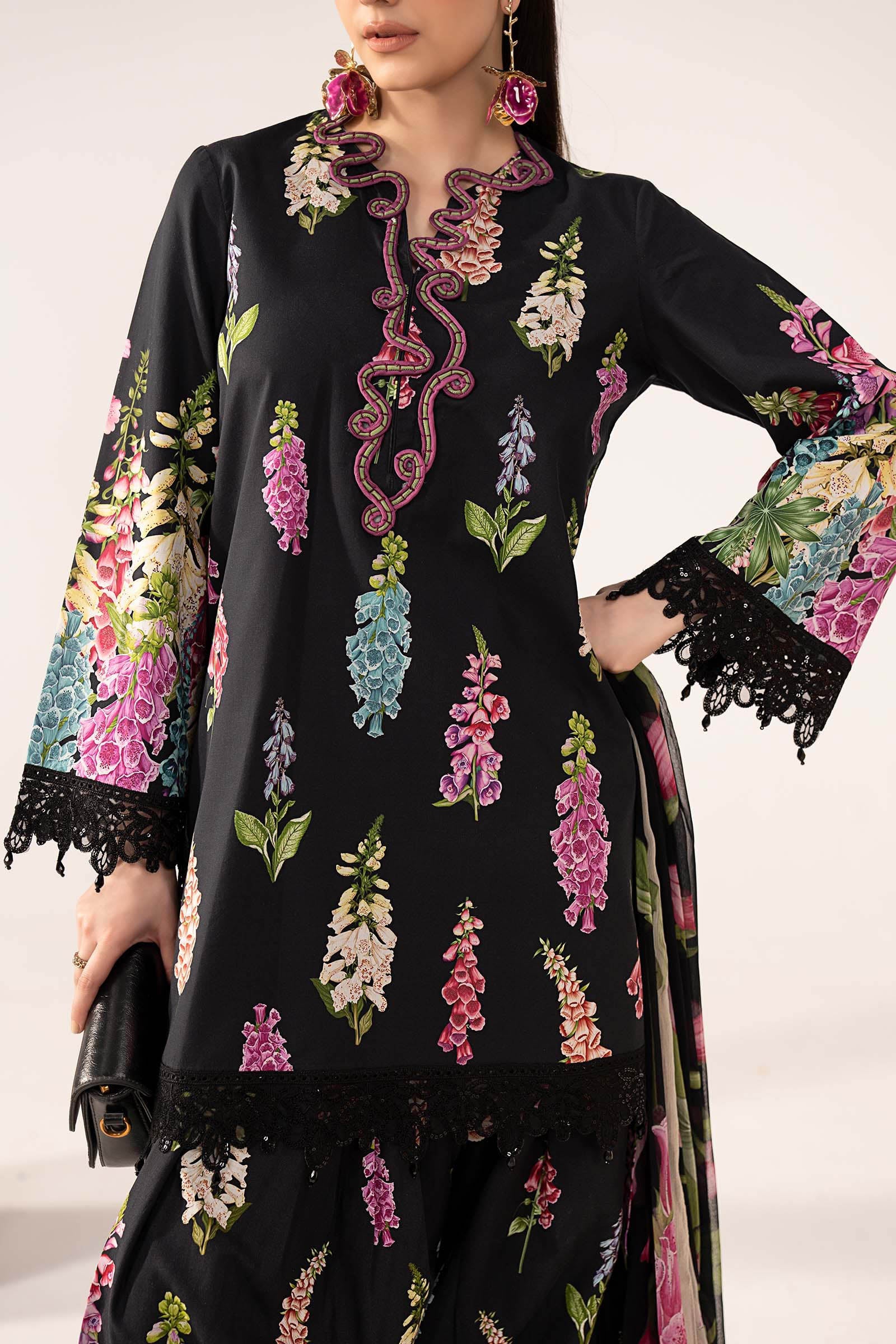 3 Piece Embroidered Lawn Suit - Image 5