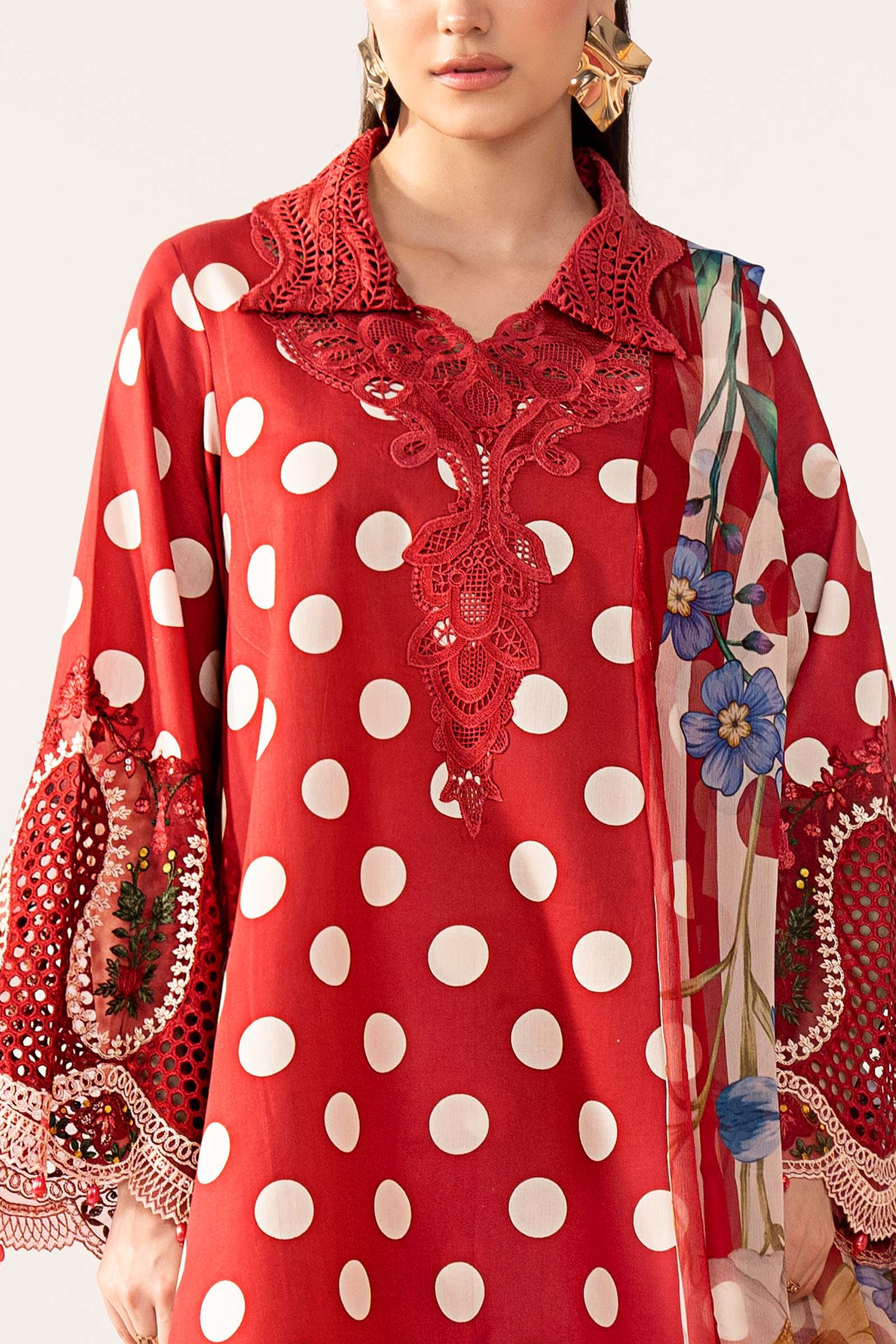 3 Piece Embroidered Lawn Suit - Image 3