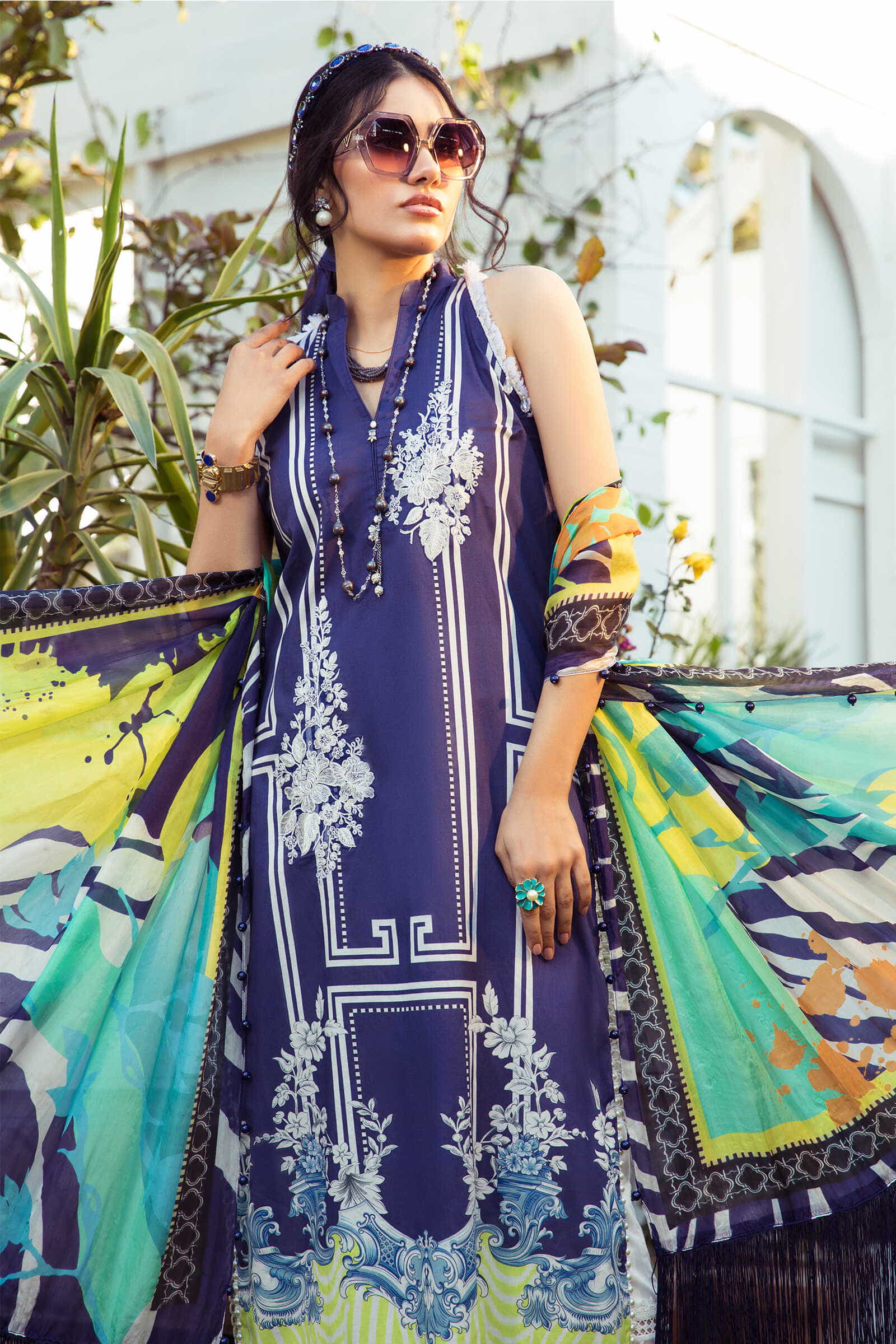 Unstitched Fabrics/M.Prints MPT-1006-A - Image 3